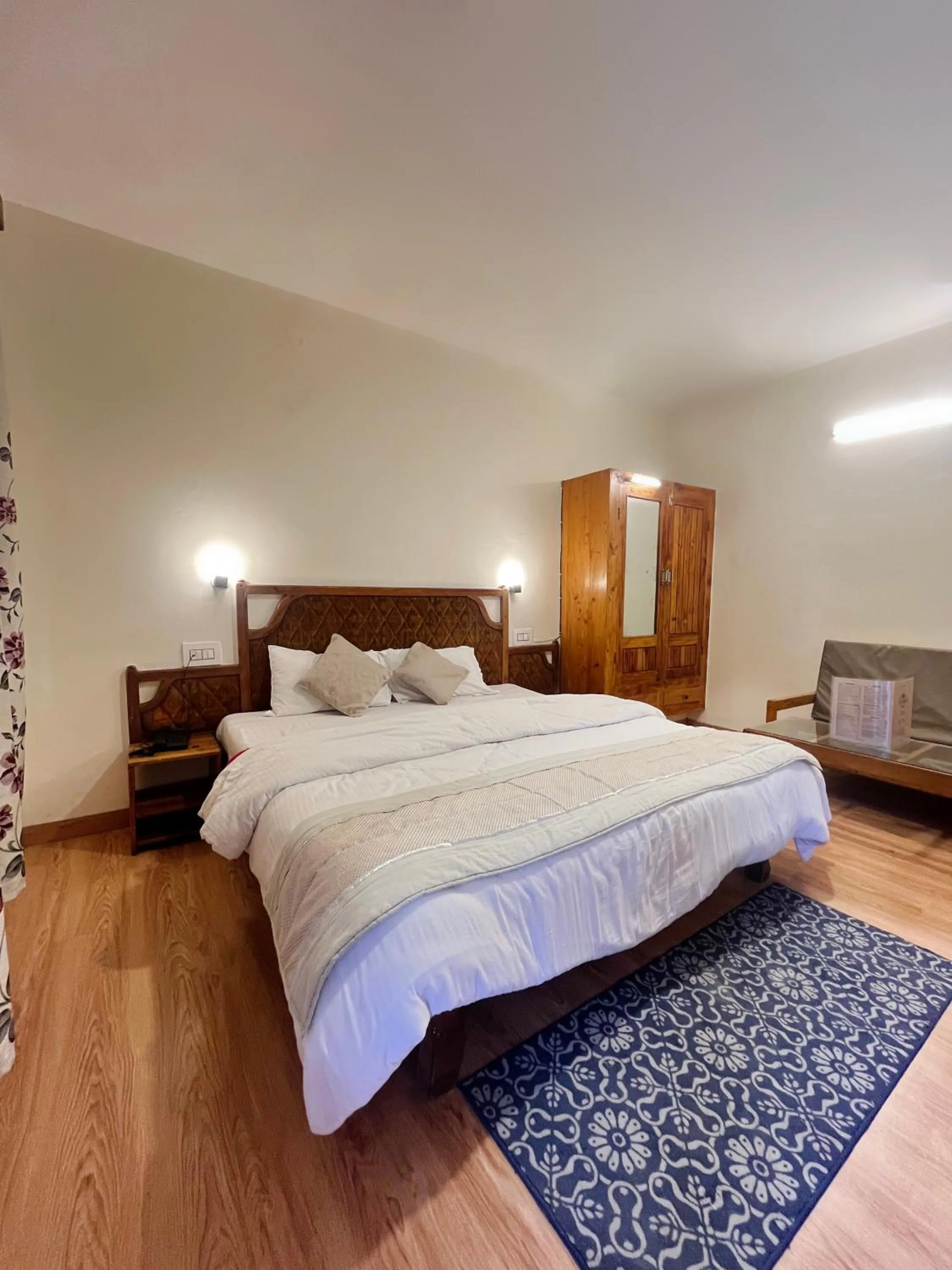 Bedroom, Bed in Tourist Hotel 10 minutes walking distance from the mall