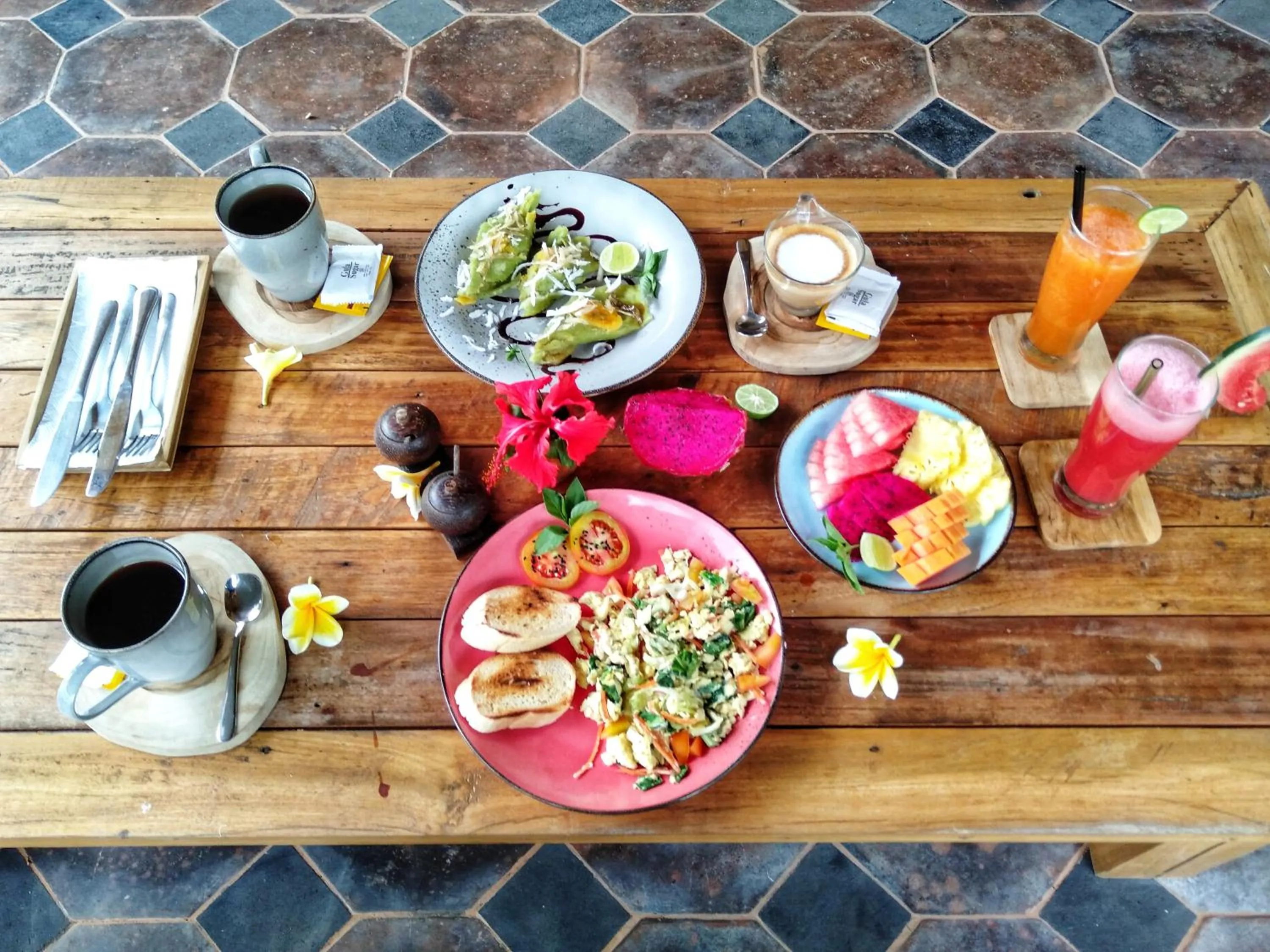 Breakfast in Kubu Kangin Resort