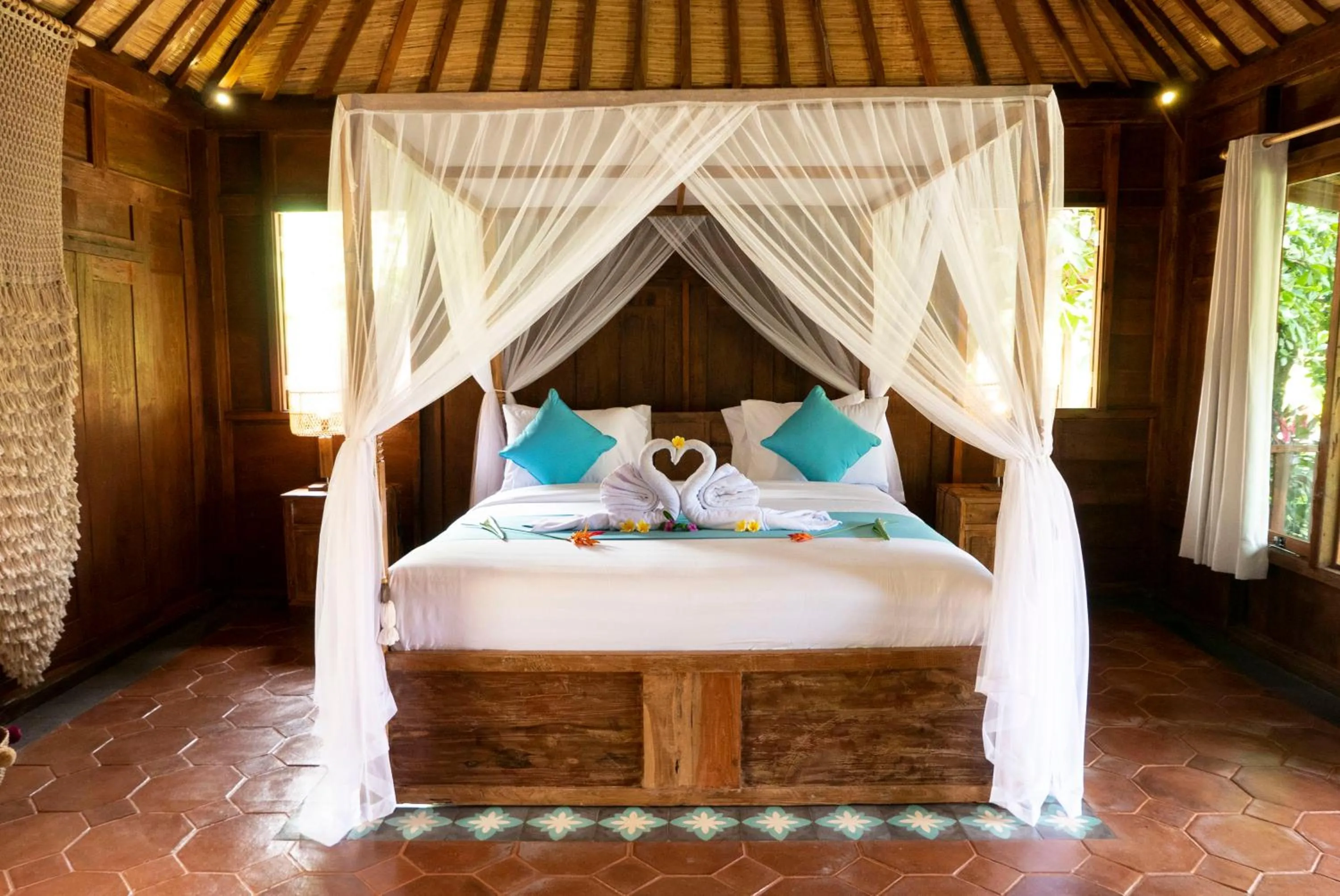 Bed in Kubu Kangin Resort