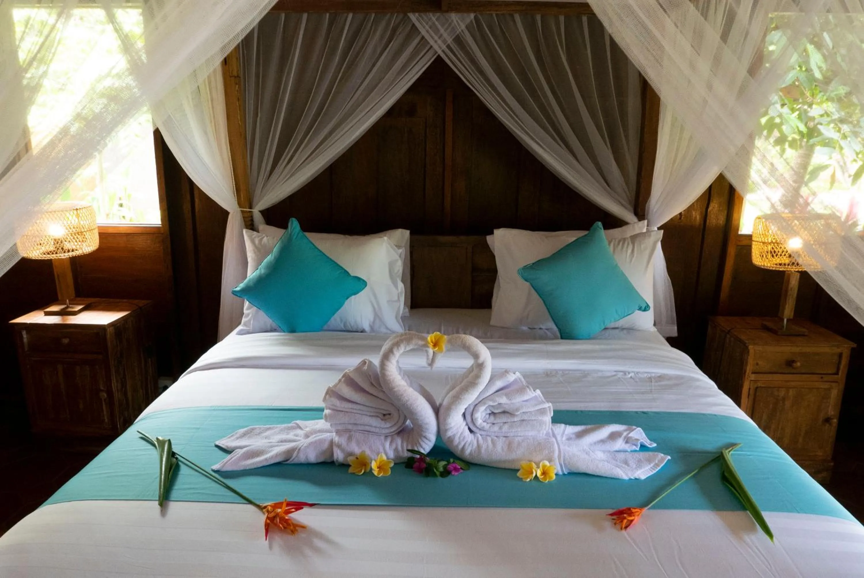 Bed in Kubu Kangin Resort