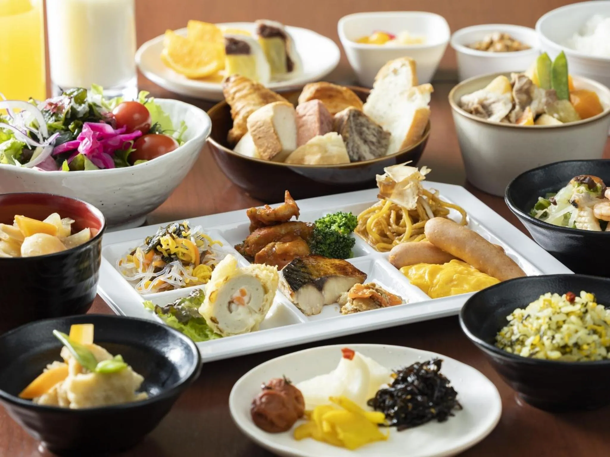 Breakfast in Hotel Wing International Select Kumamoto