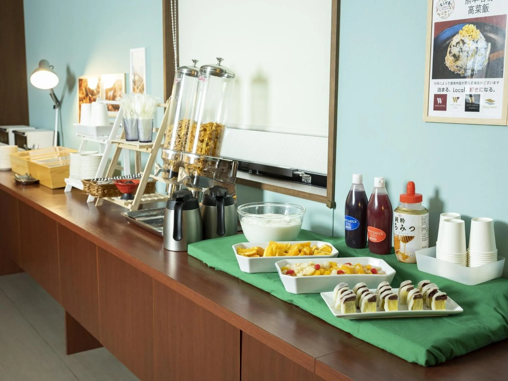 Breakfast in Hotel Wing International Select Kumamoto