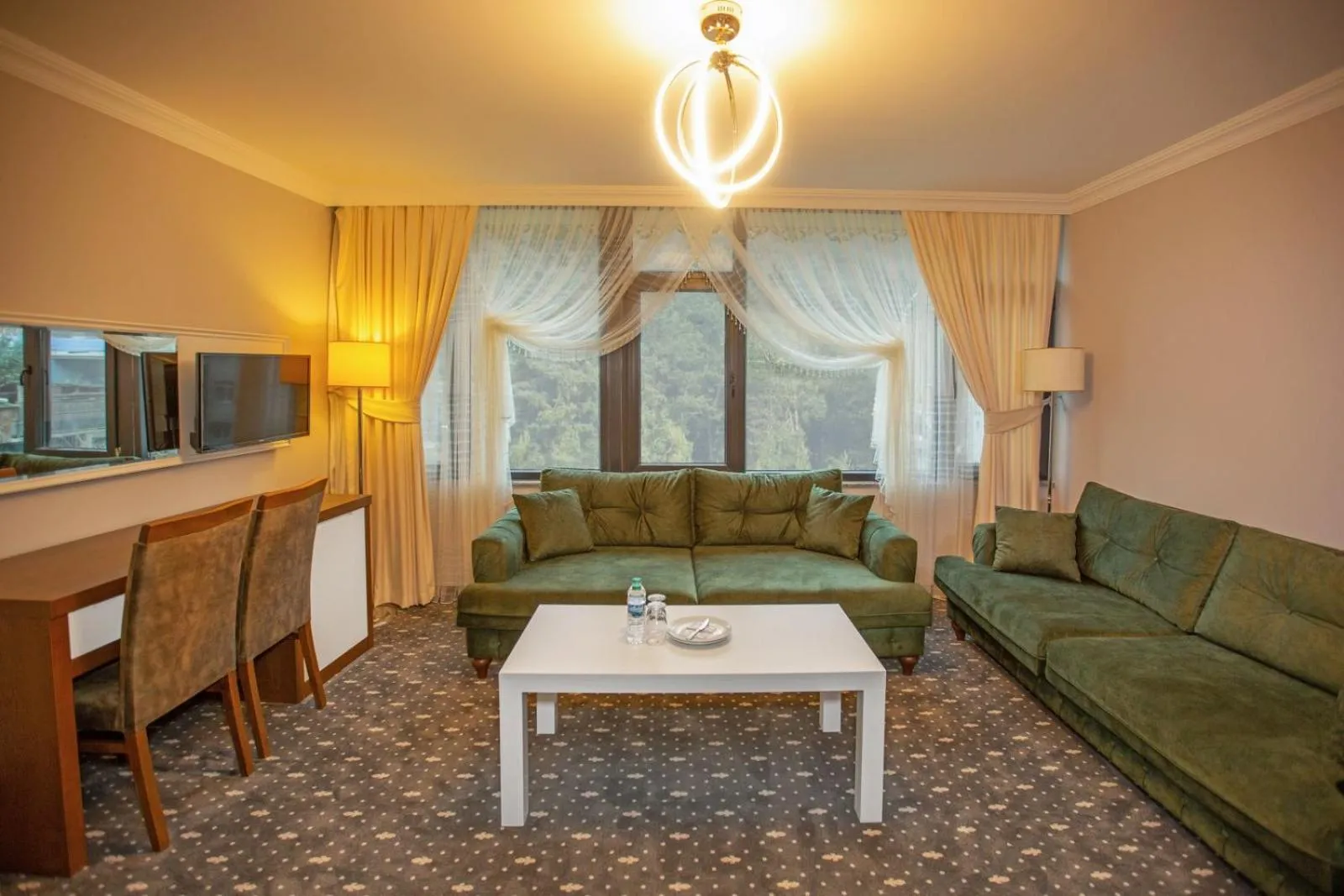 Seating area in Jolnar garden hotel