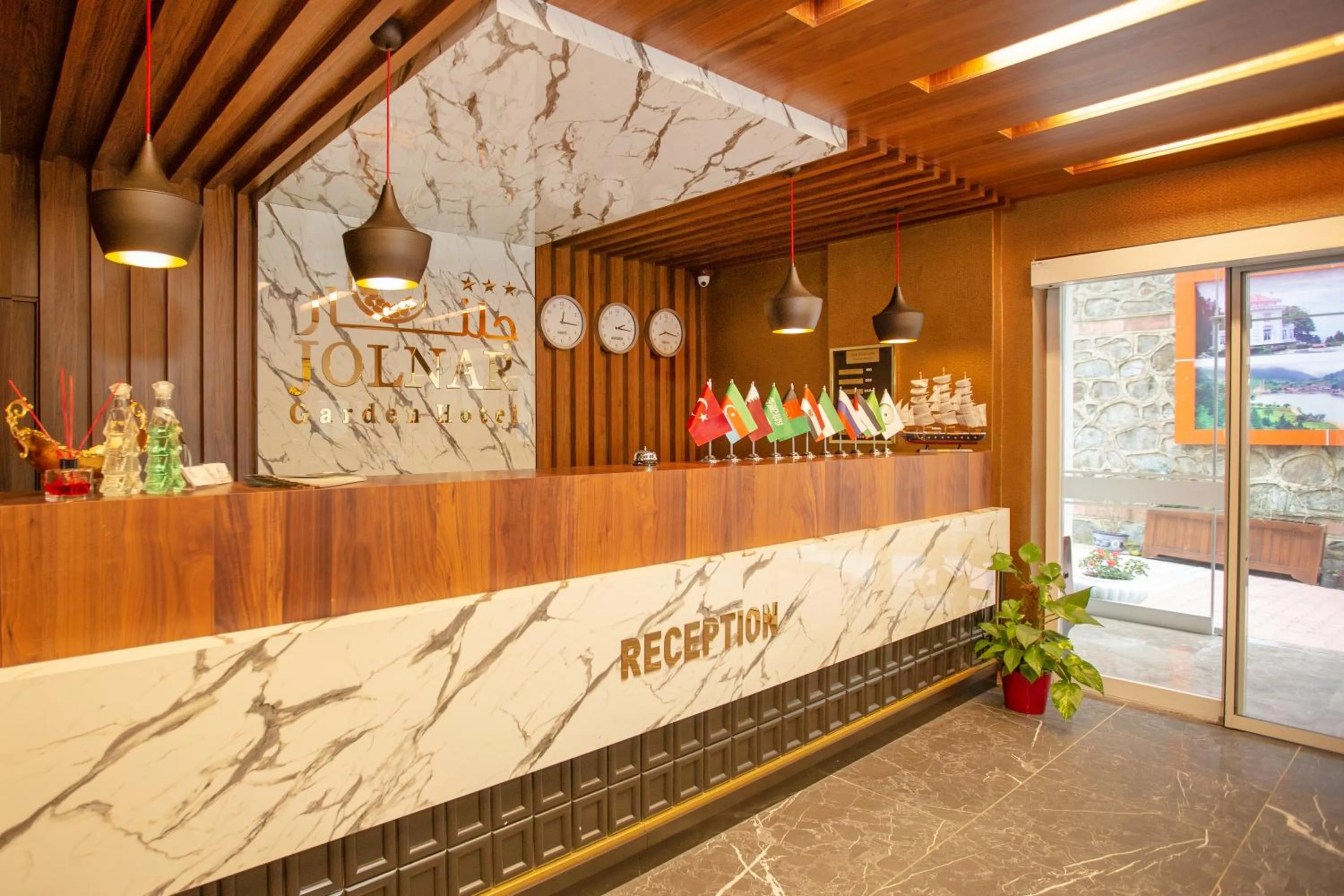 Lobby or reception in Jolnar garden hotel