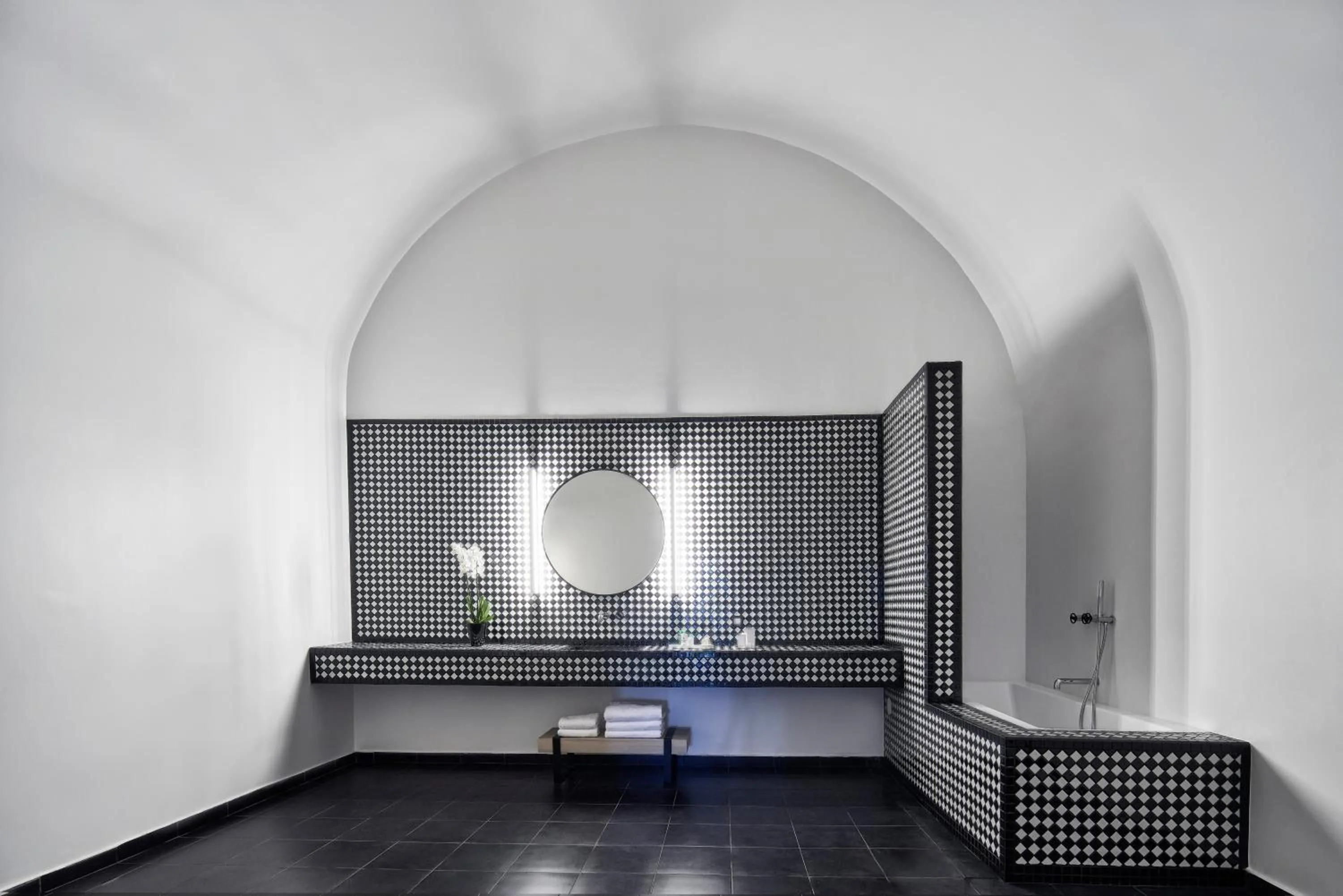 Bathroom in Katikies Garden Santorini - The Leading Hotels Of The World