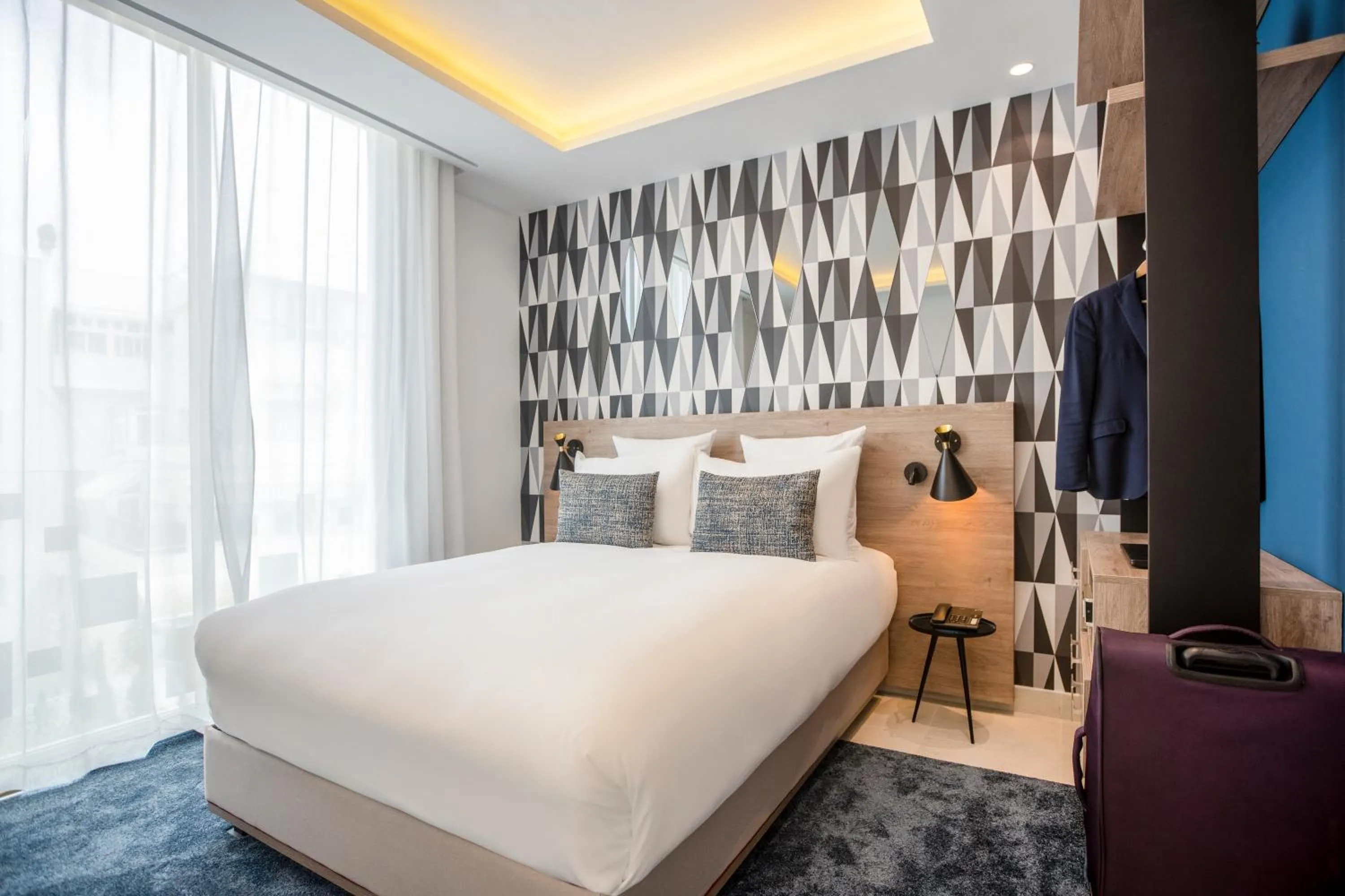 Bedroom, Bed in Aparthotel Adagio Premium Casablanca City Center