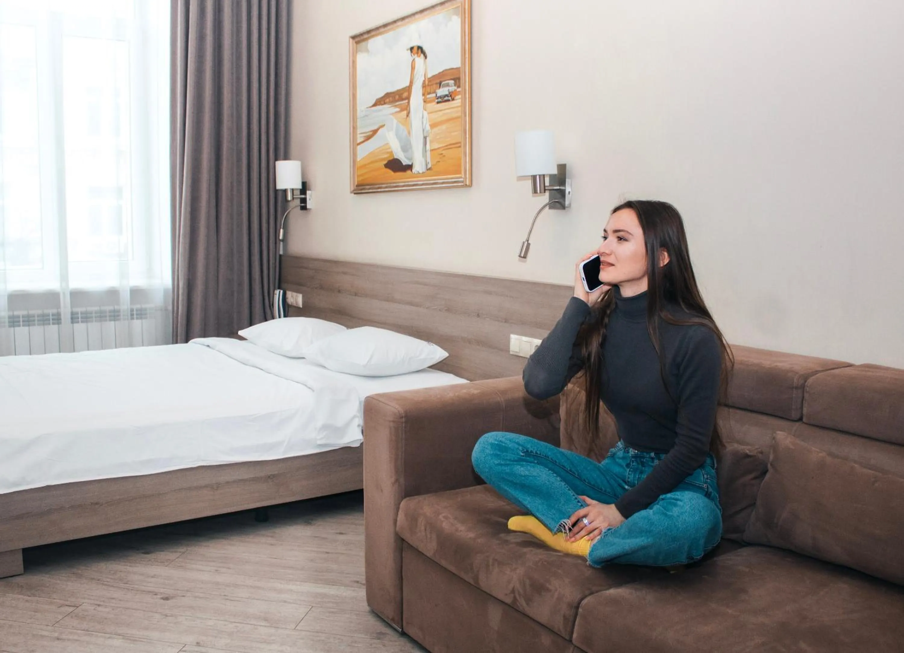 Bed in Arena Summit Apart Hotel