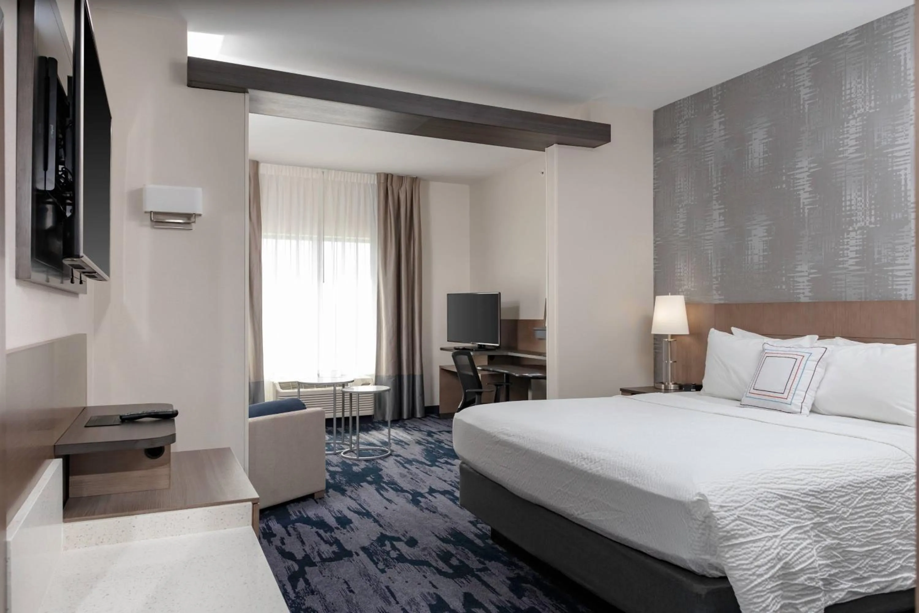 Photo of the whole room, Bed in Fairfield Inn & Suites Charlotte Pineville