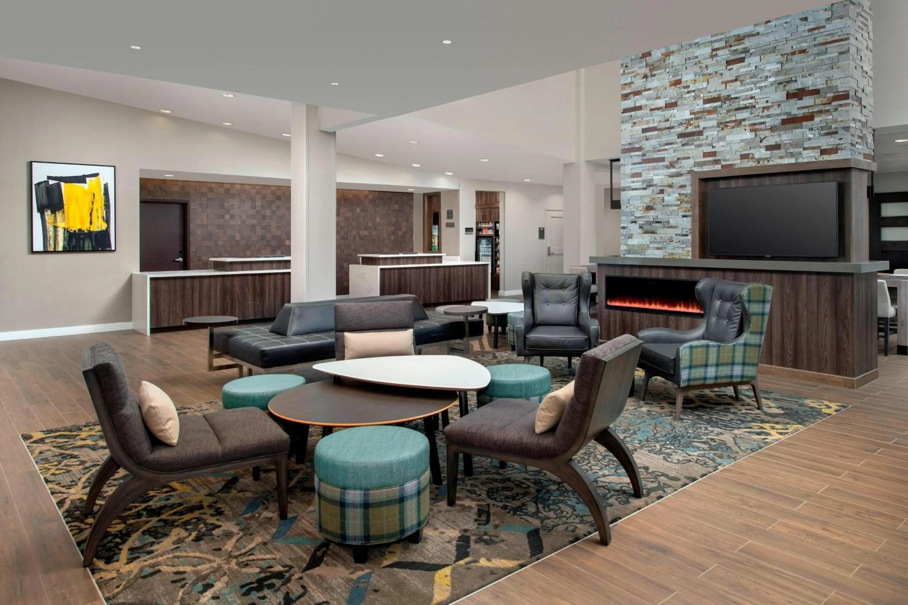 Lobby or reception in Residence Inn by Marriott Lubbock Southwest