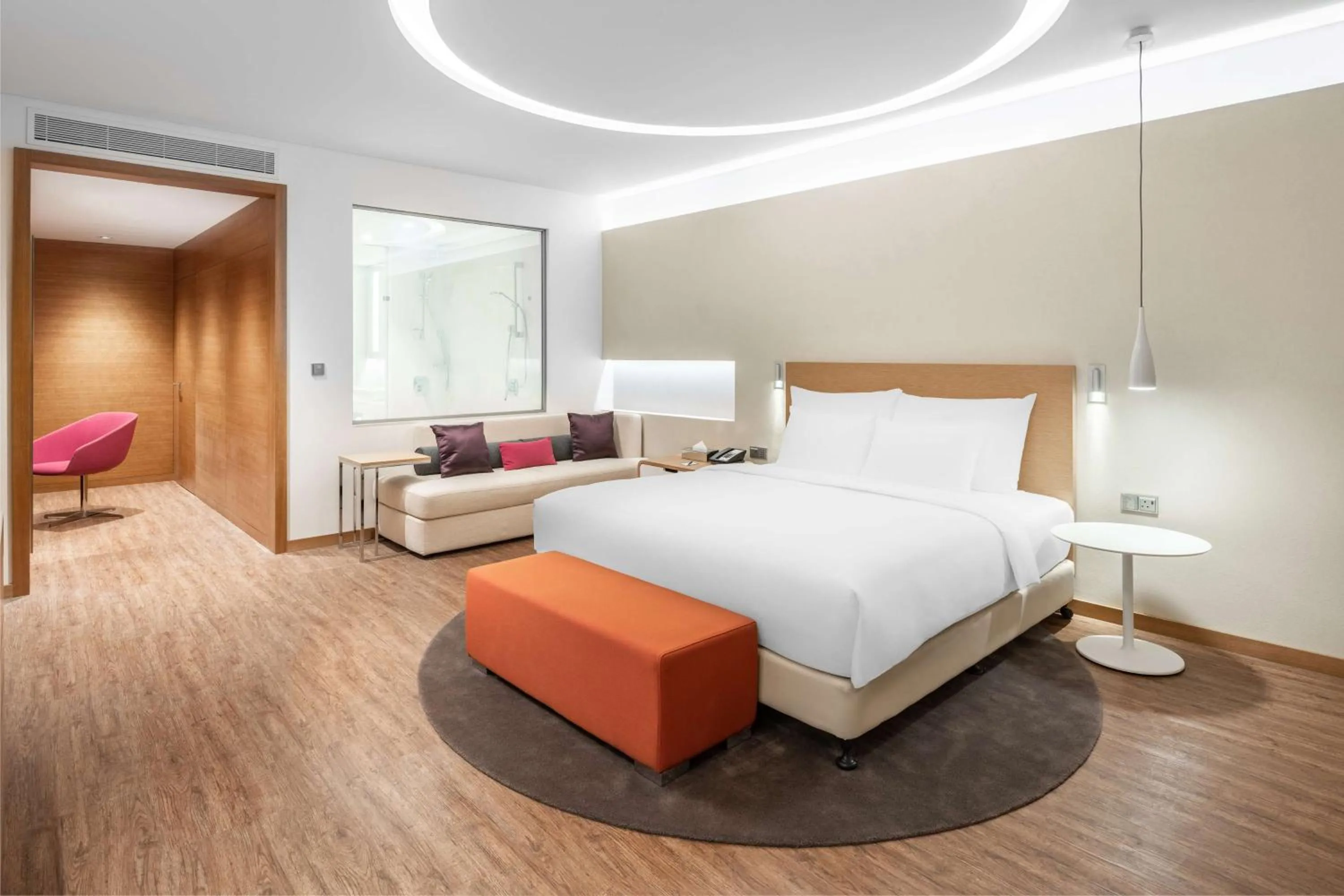 Photo of the whole room, Bed in Radisson Blu Hotel & Residence, Riyadh Diplomatic Quarter