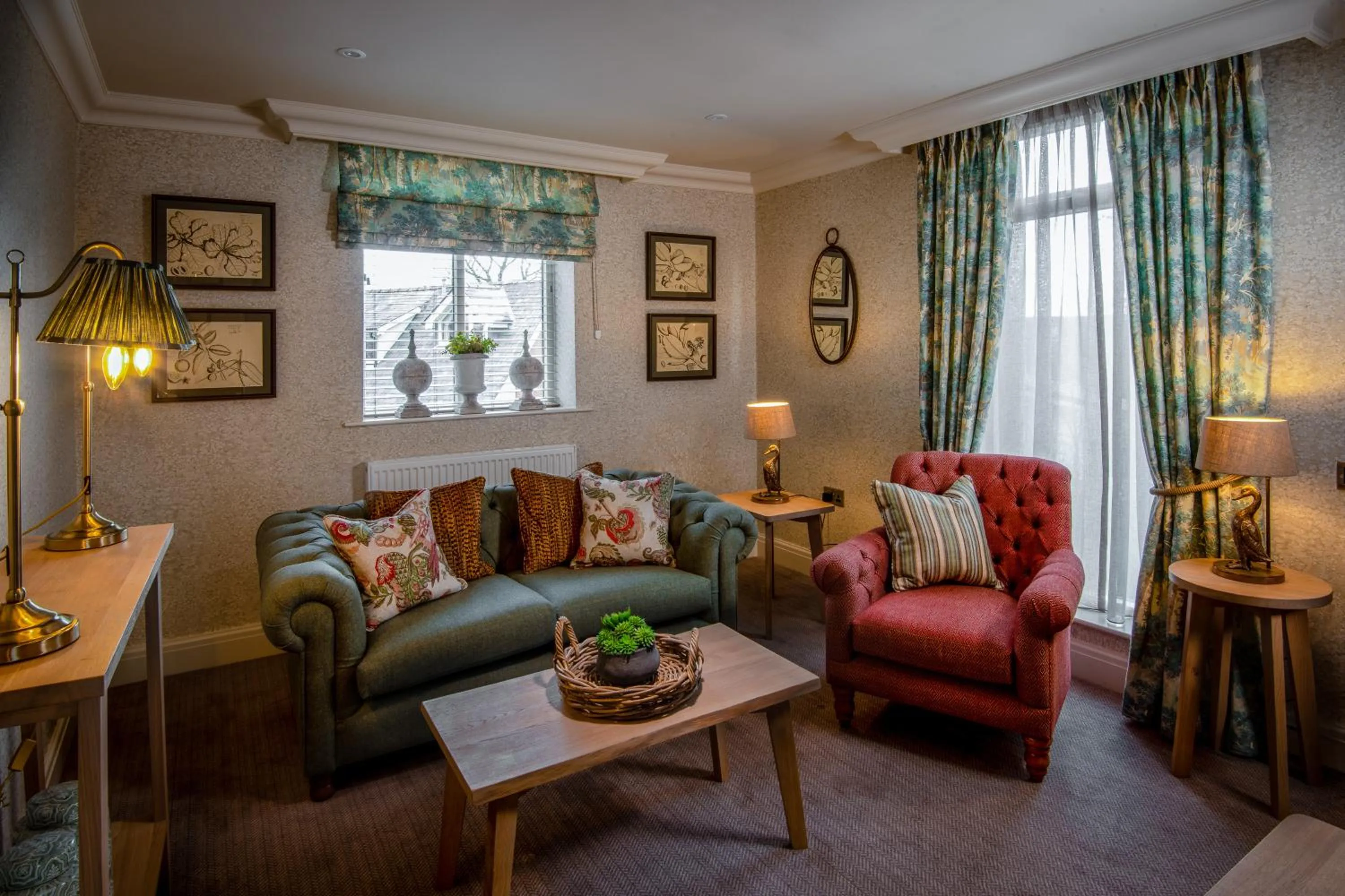 Seating area in The Millstone, Mellor