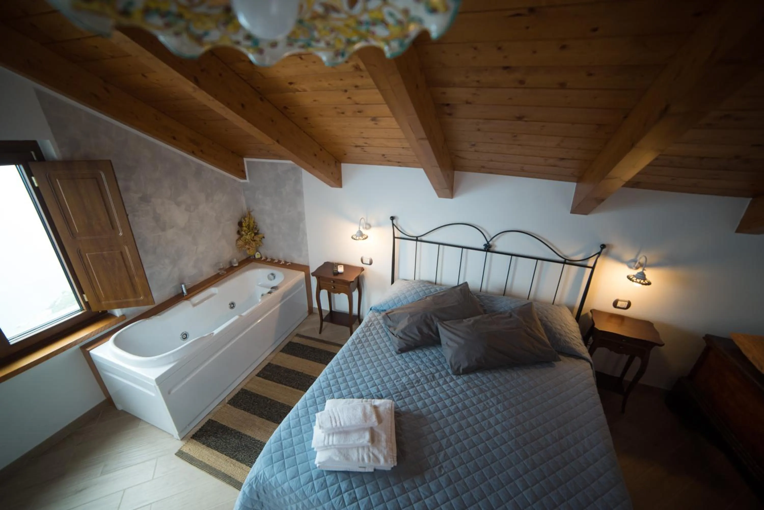 Bed in San Giacomo Relais