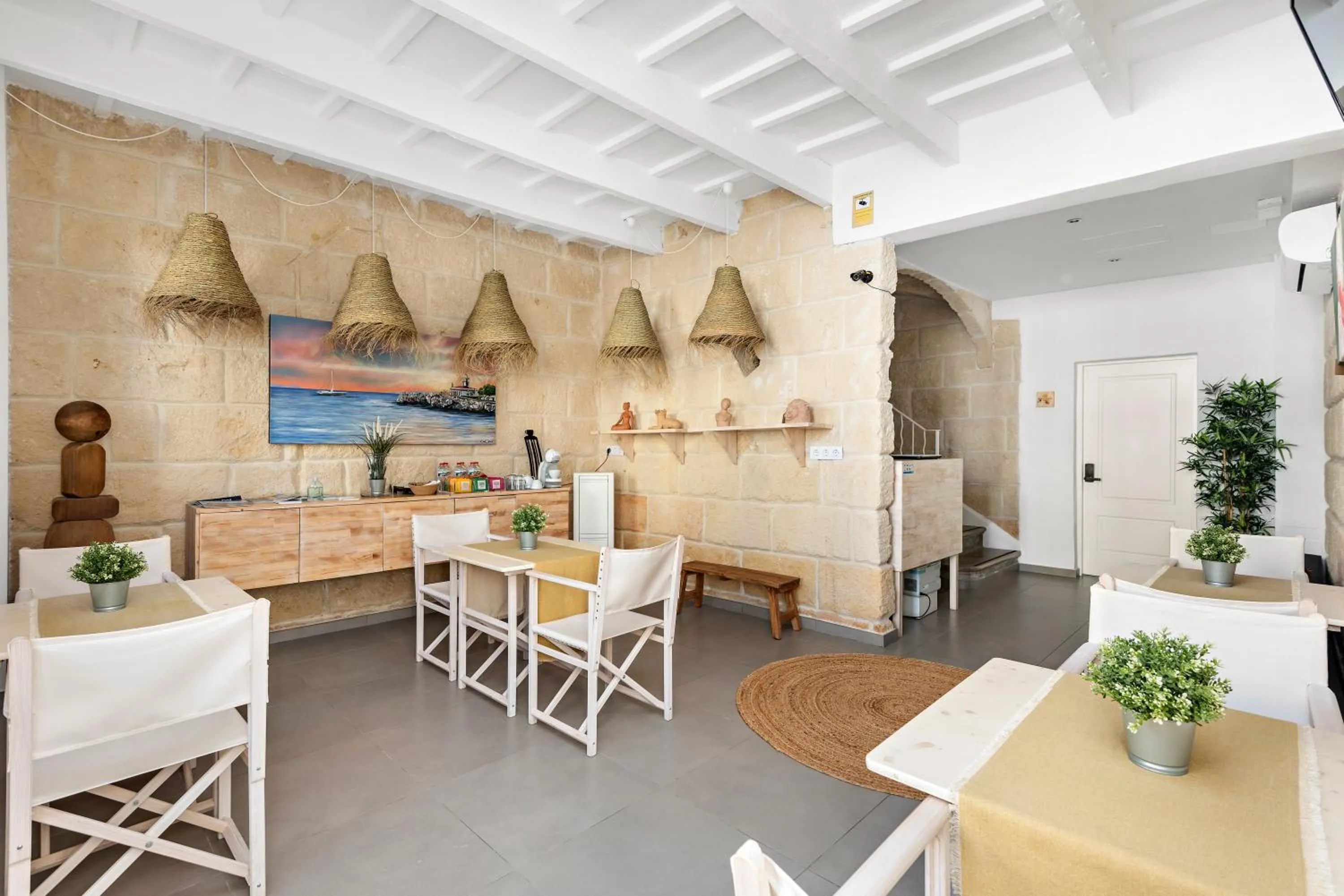 Seating area in Hotel Boutique Ses 5 Claus