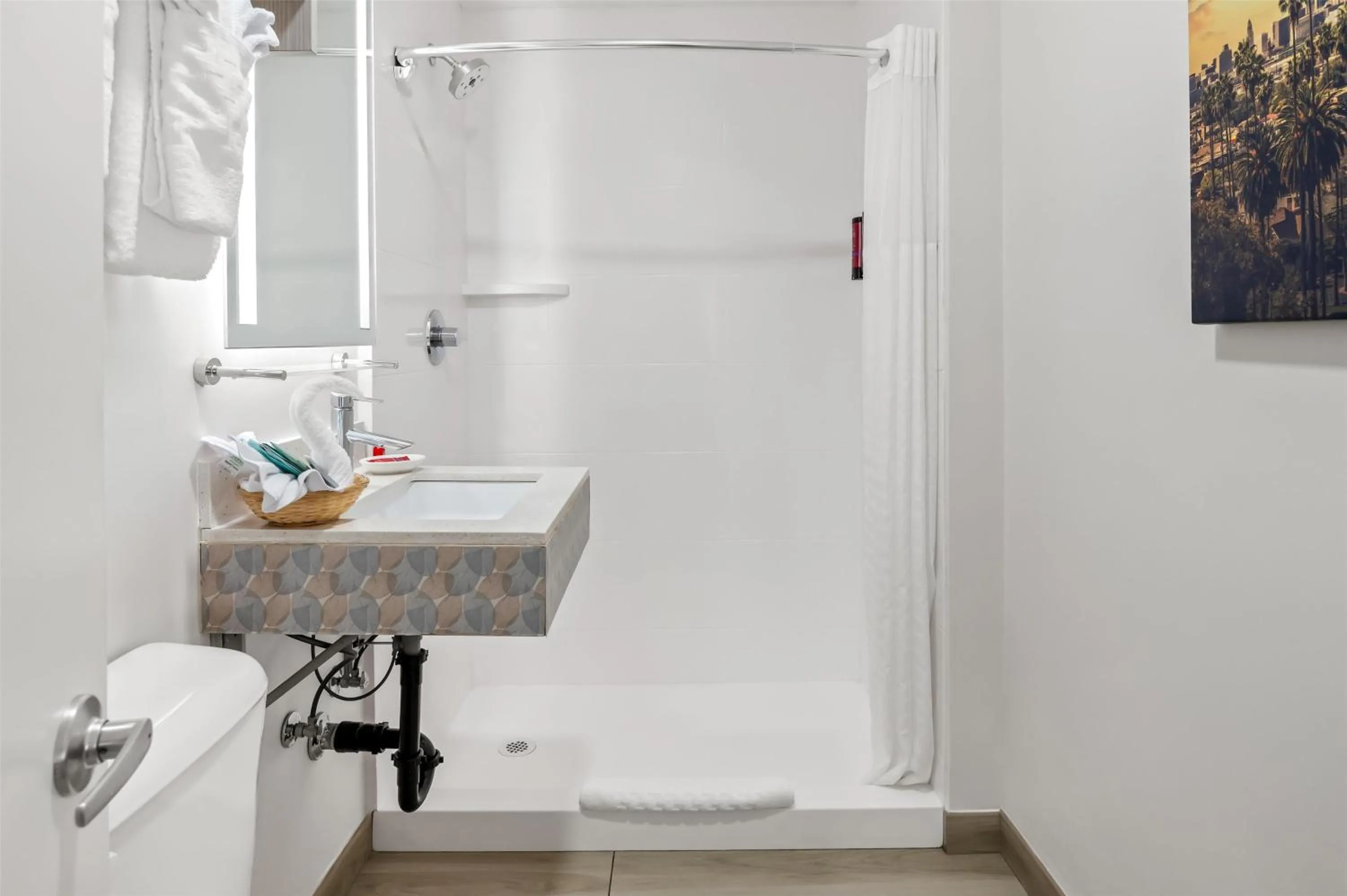 Bathroom in SureStay Hotel by Best Western Santa Monica