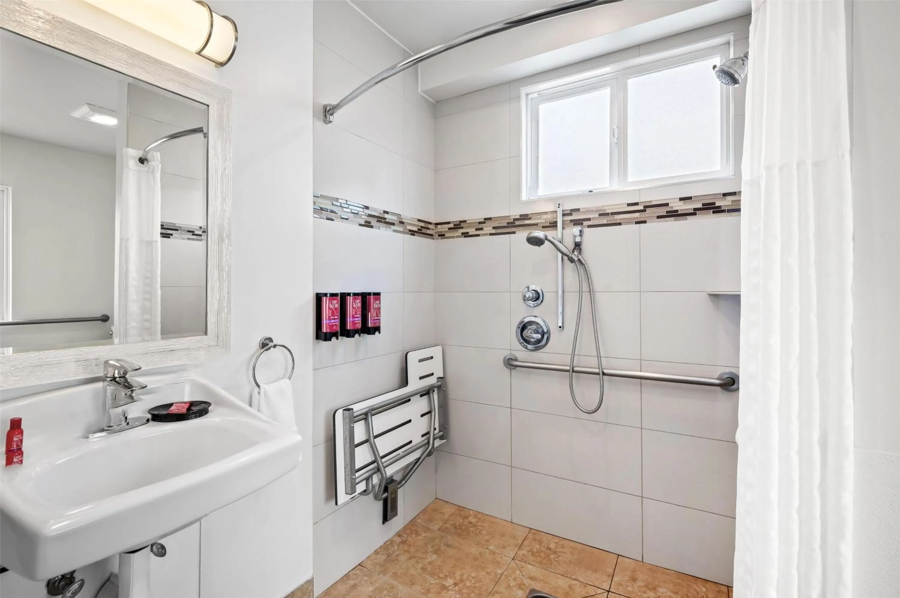 Bathroom in SureStay Hotel by Best Western Santa Monica