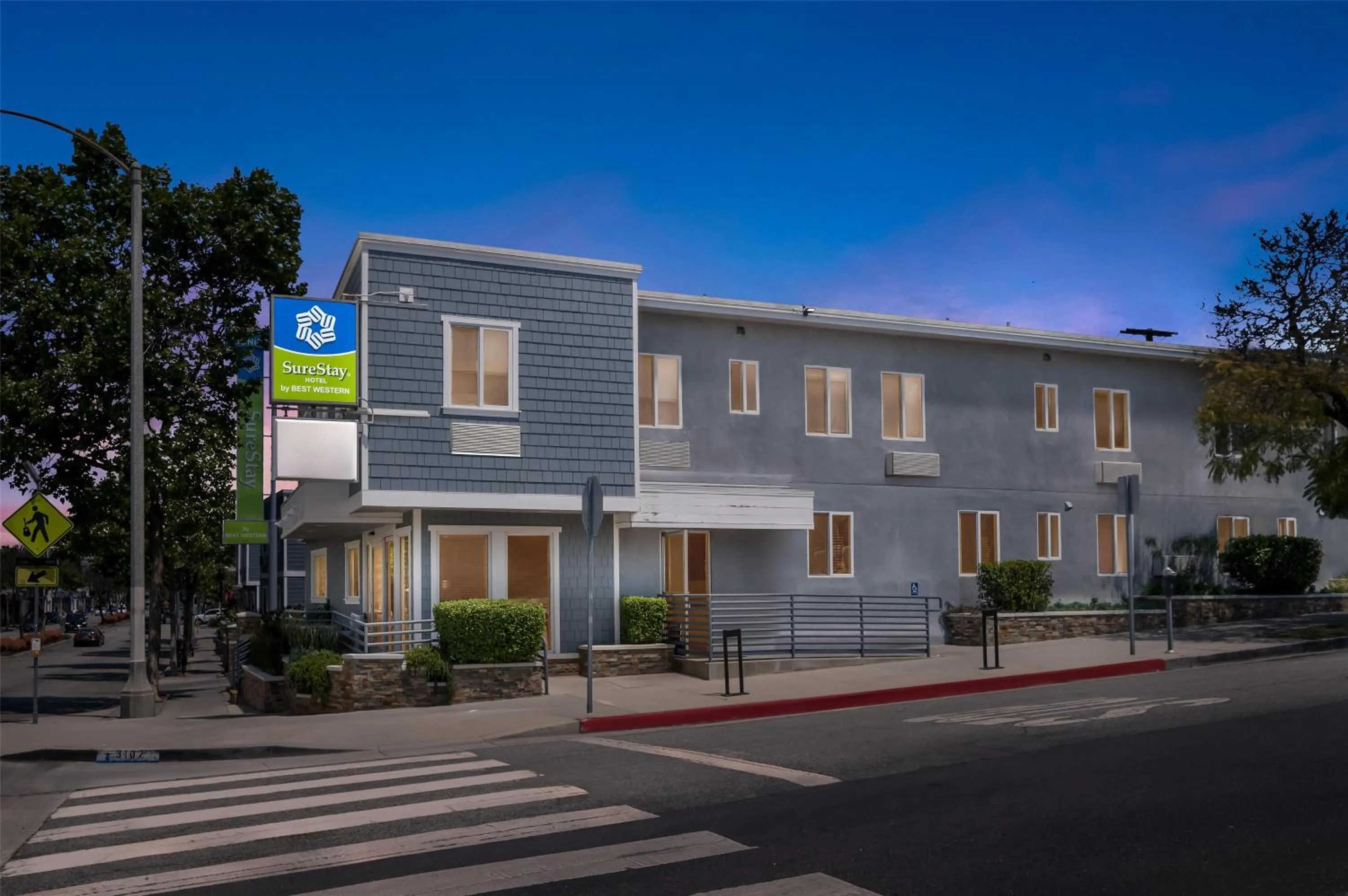 Property building in SureStay Hotel by Best Western Santa Monica