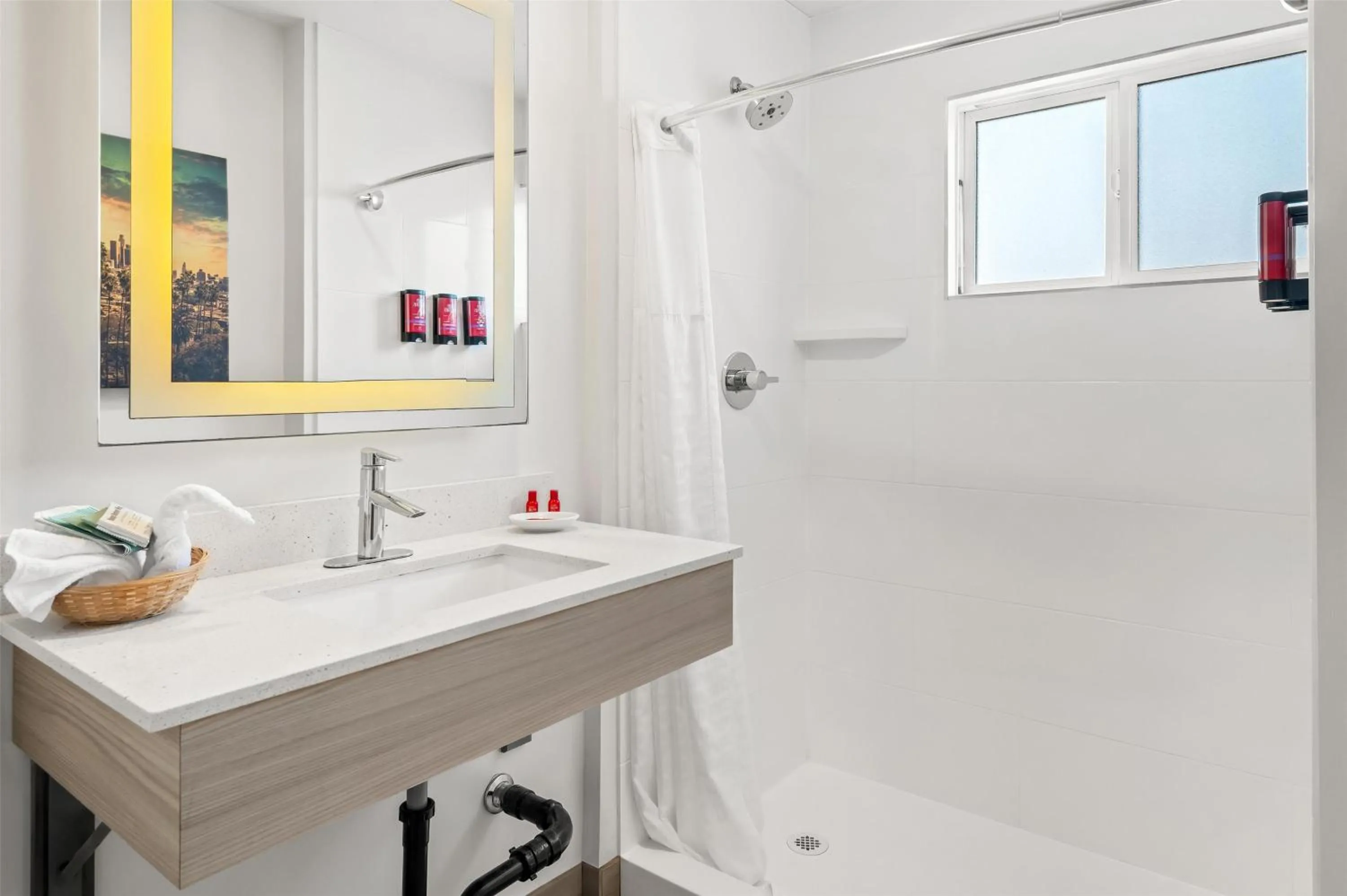 Bathroom in SureStay Hotel by Best Western Santa Monica