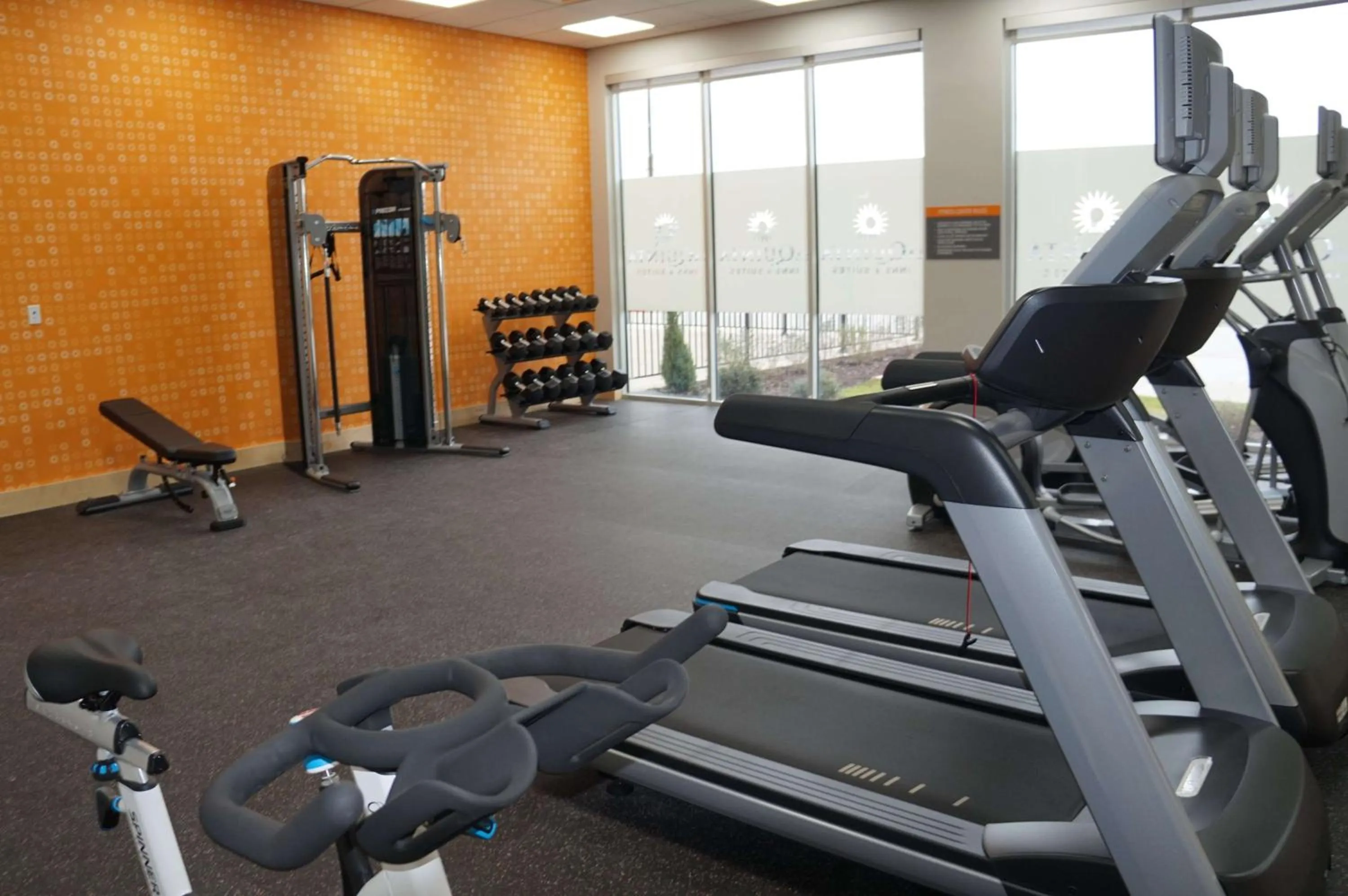 Fitness centre/facilities in La Quinta Inn & Suites by Wyndham Lewisville