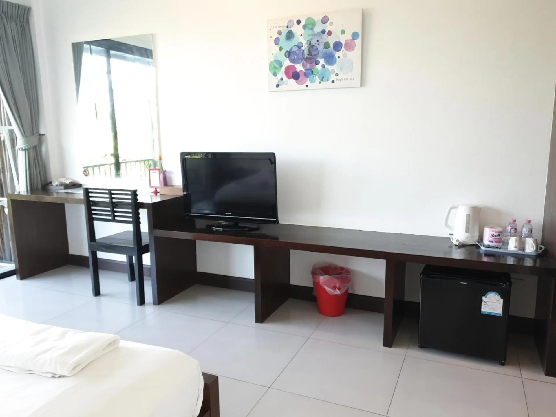 Bed in The Nidhra Boutique Resort