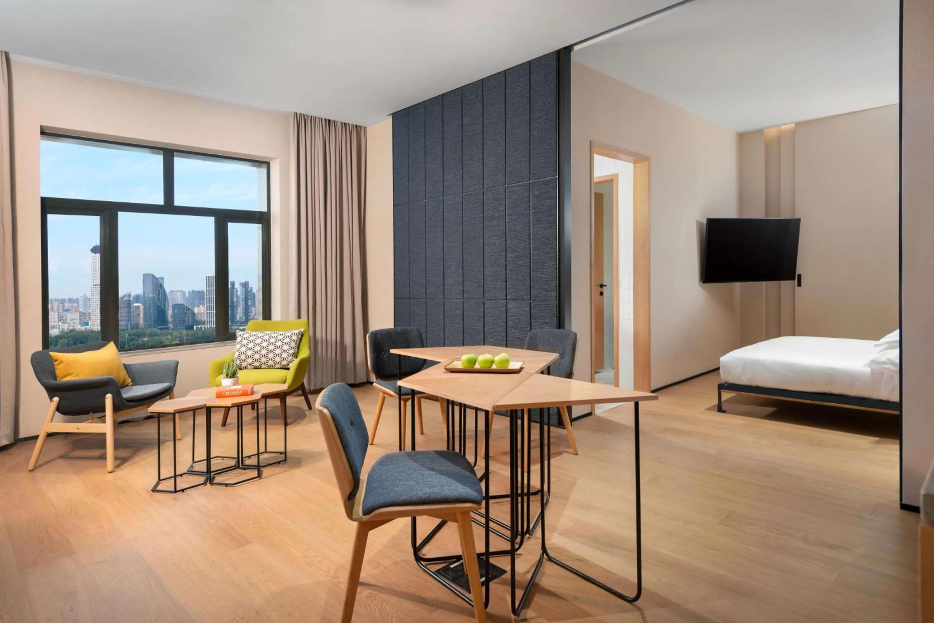 Photo of the whole room, Bed in BEI Zhaolong Hotel, JdV by Hyatt