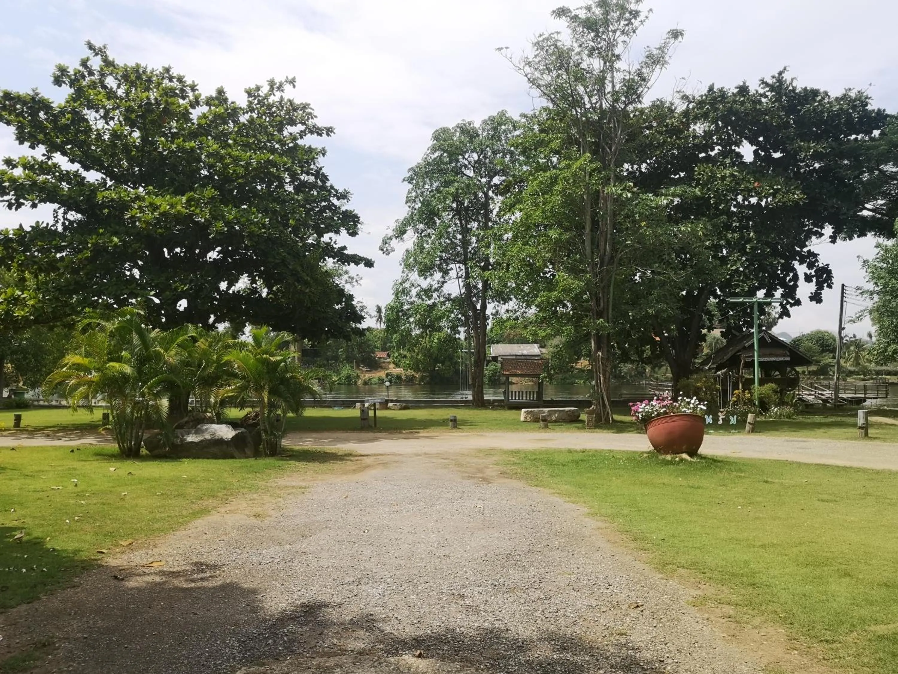 Garden view in Buasawan Resort & Restaurant