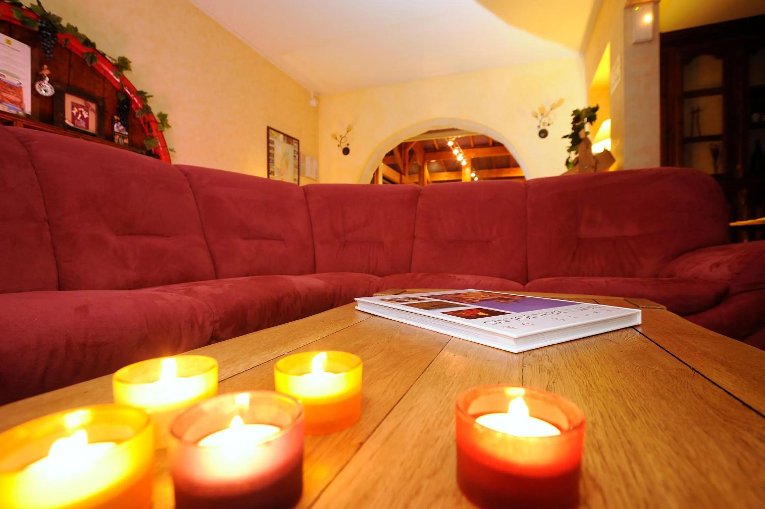 Decorative detail in Logis Hotel Des Grands Vins