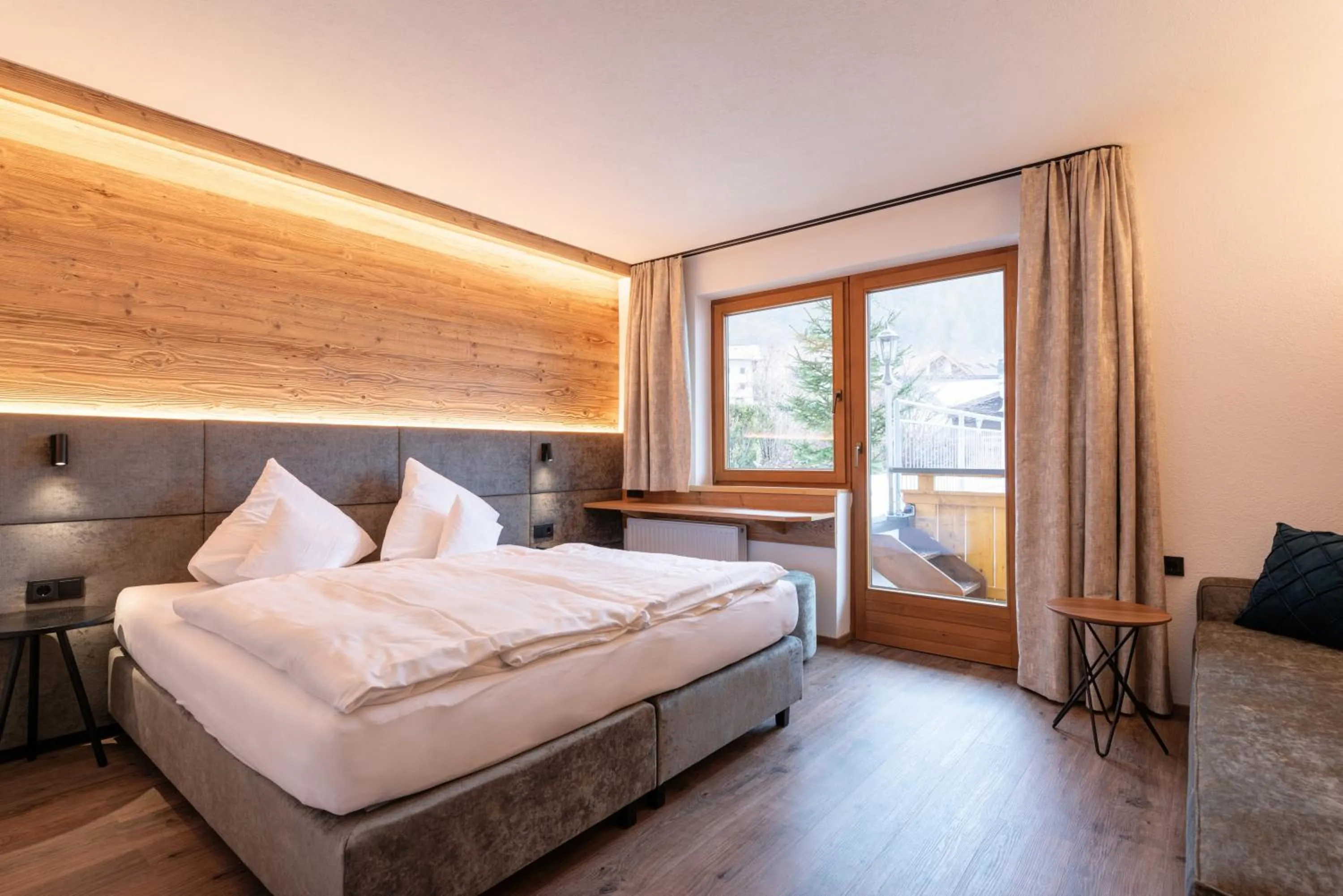 Bed in Hotel Garni Feuerstein