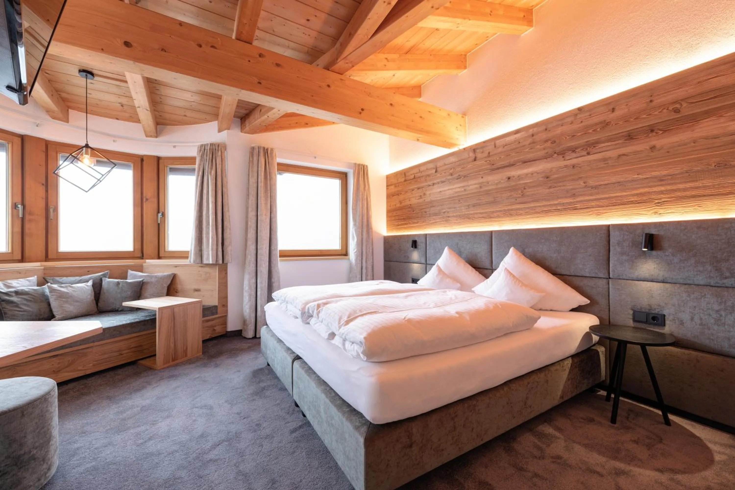 Bed in Hotel Garni Feuerstein