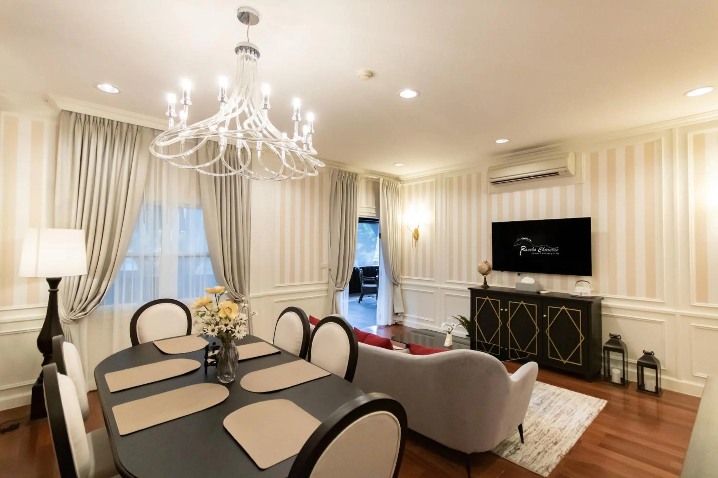 Living room in Rancho Charnvee Resort & Country Club Khaoyai