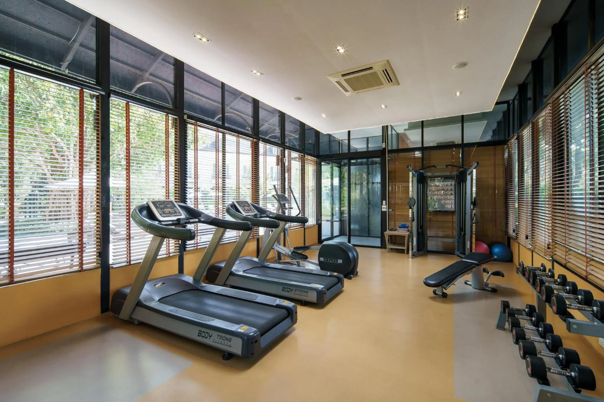 Fitness centre/facilities in Rancho Charnvee Resort & Country Club Khaoyai