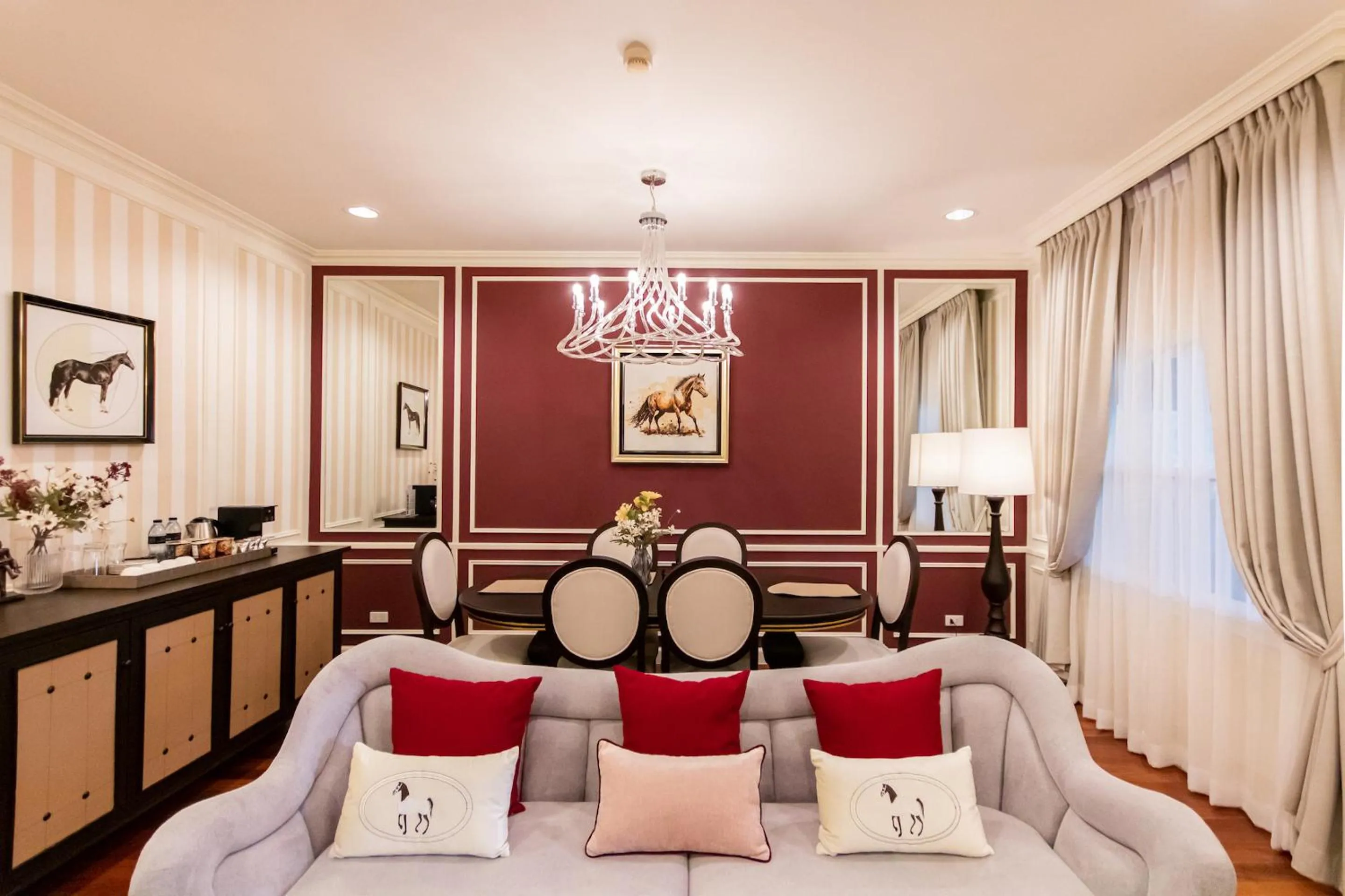 Living room in Rancho Charnvee Resort & Country Club Khaoyai