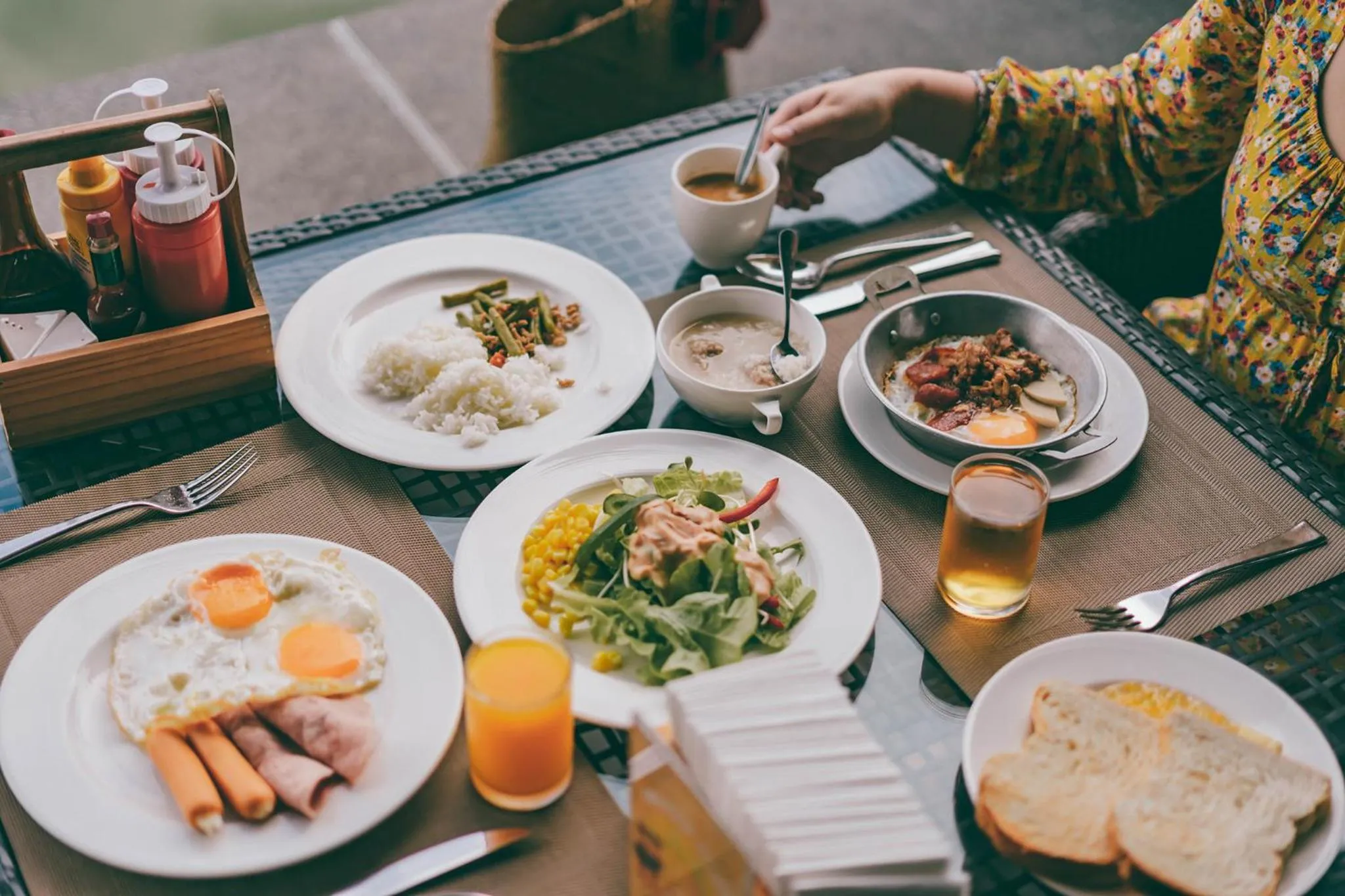 Breakfast in Rancho Charnvee Resort & Country Club Khaoyai