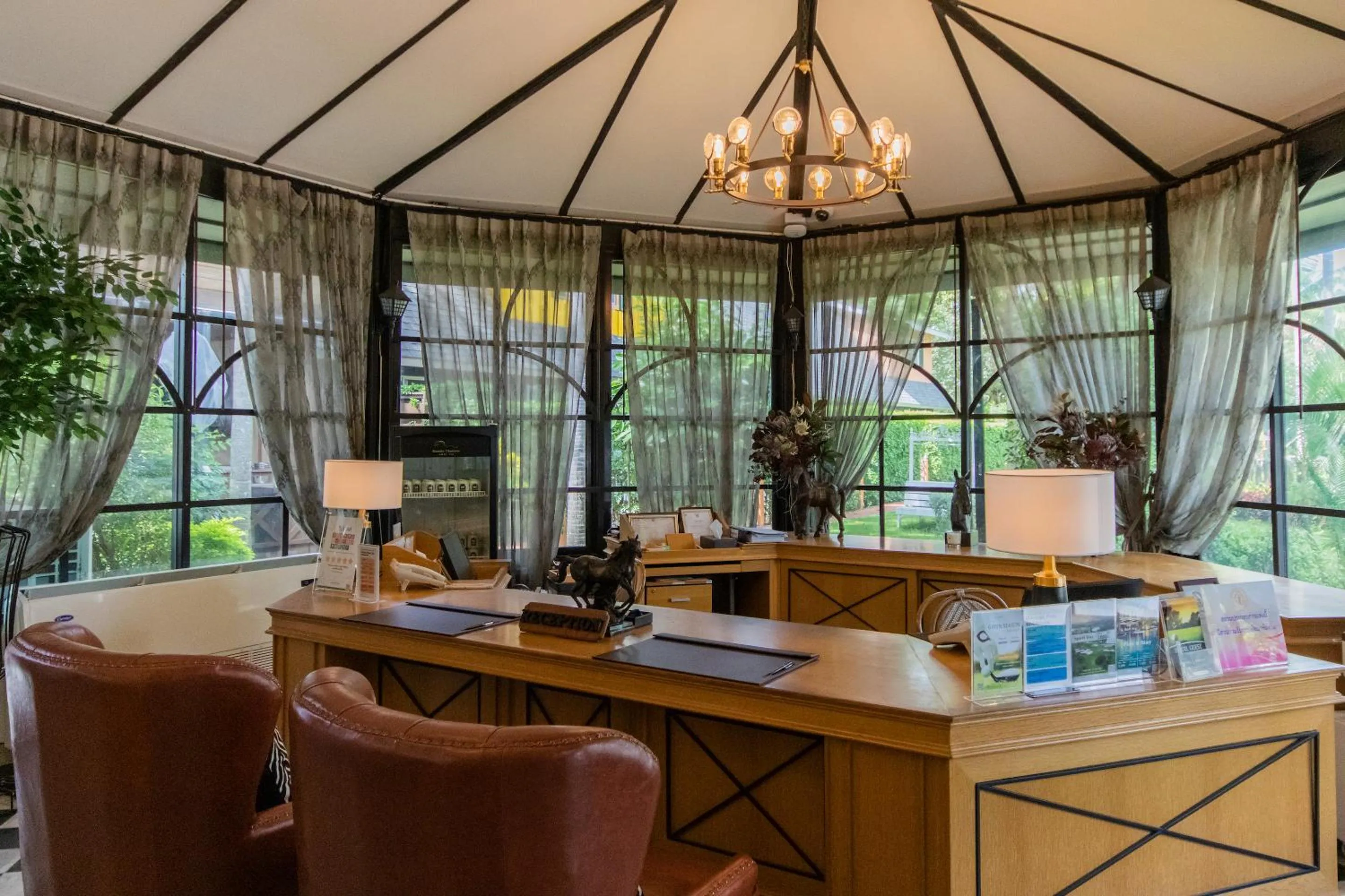 Lobby or reception in Rancho Charnvee Resort & Country Club Khaoyai