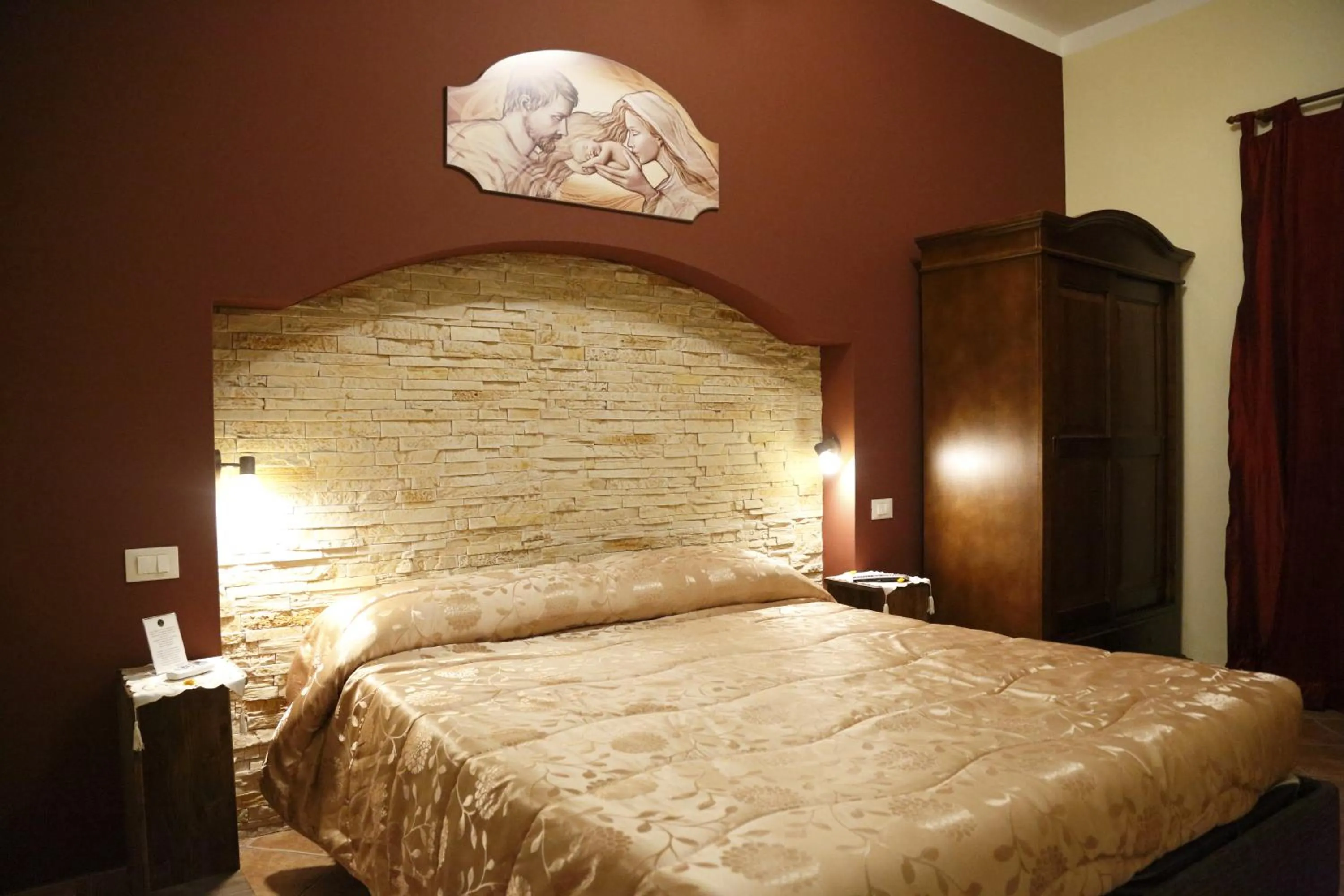 Photo of the whole room, Bed in Il Quadrifoglio