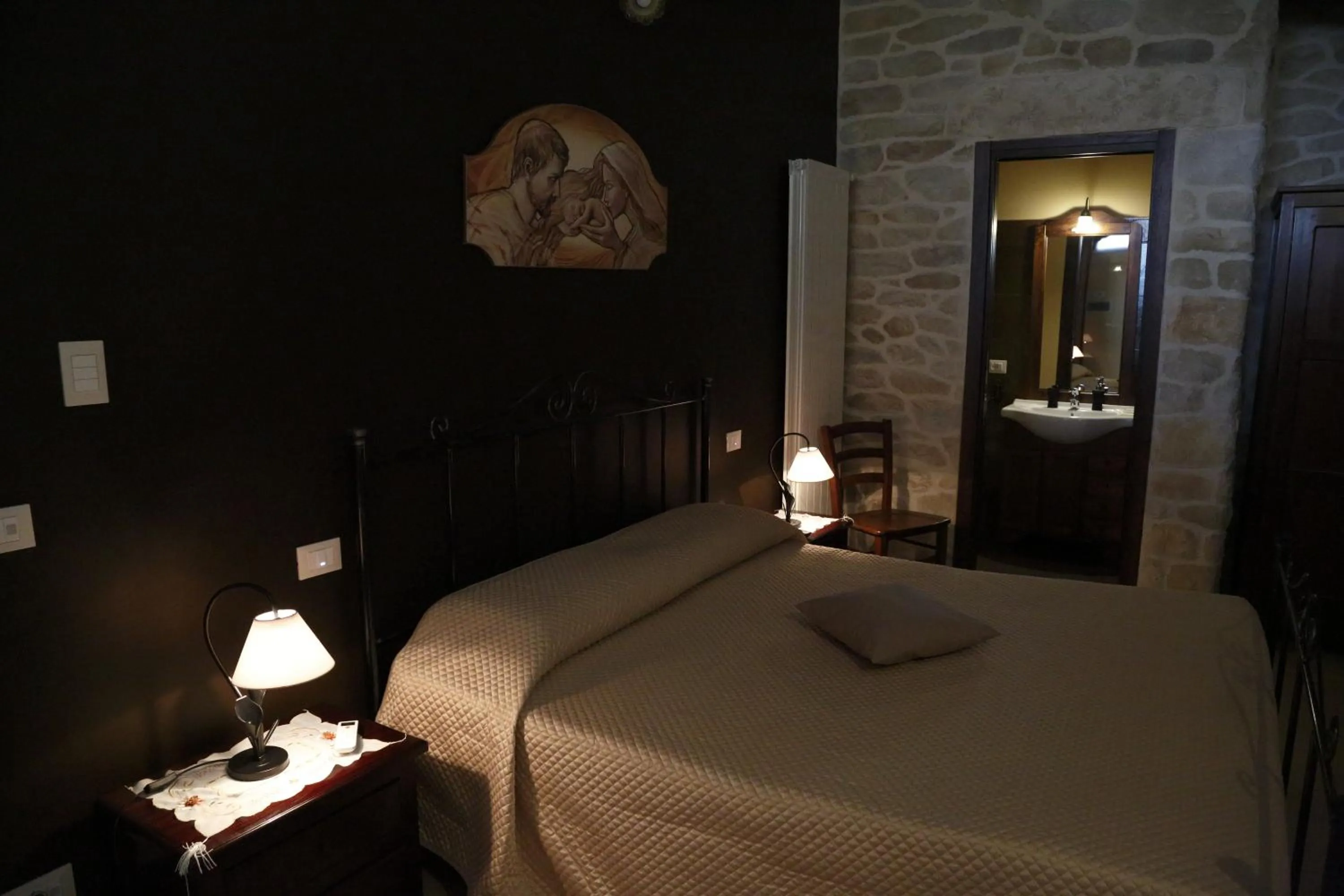 Photo of the whole room, Bed in Il Quadrifoglio
