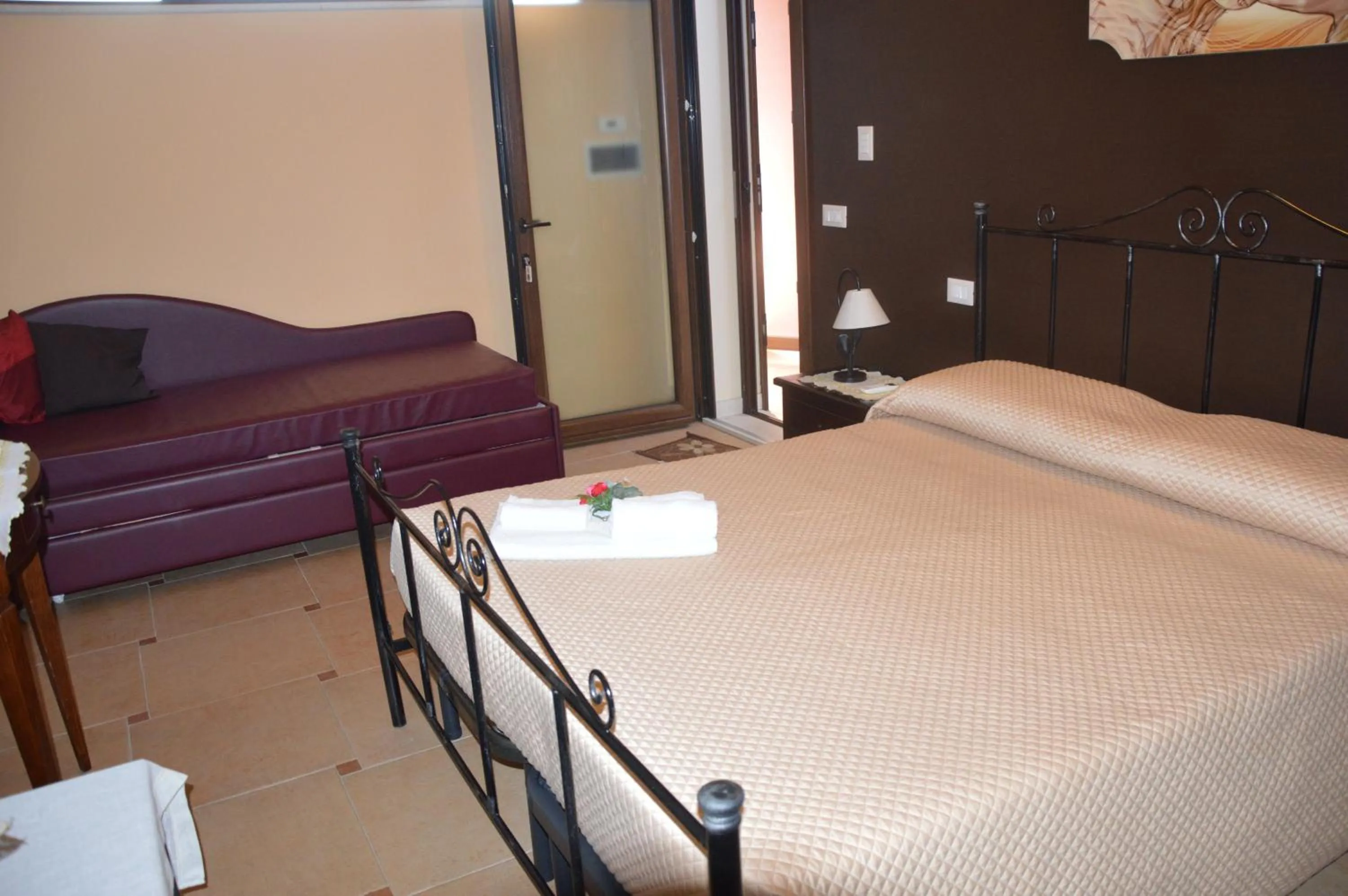 Photo of the whole room, Bed in Il Quadrifoglio