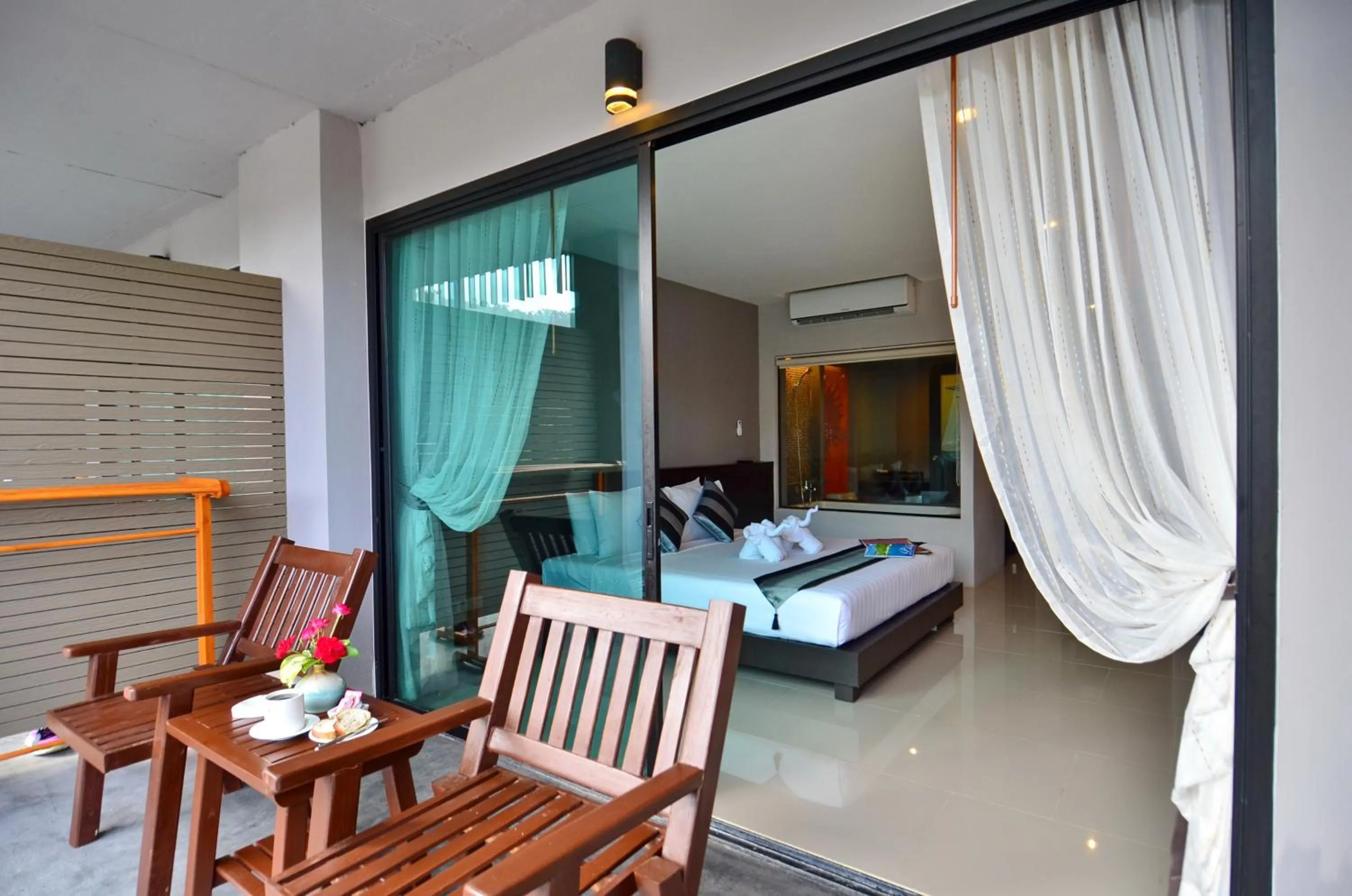 Balcony/Terrace, Bed in Chaweng Noi Pool Villa