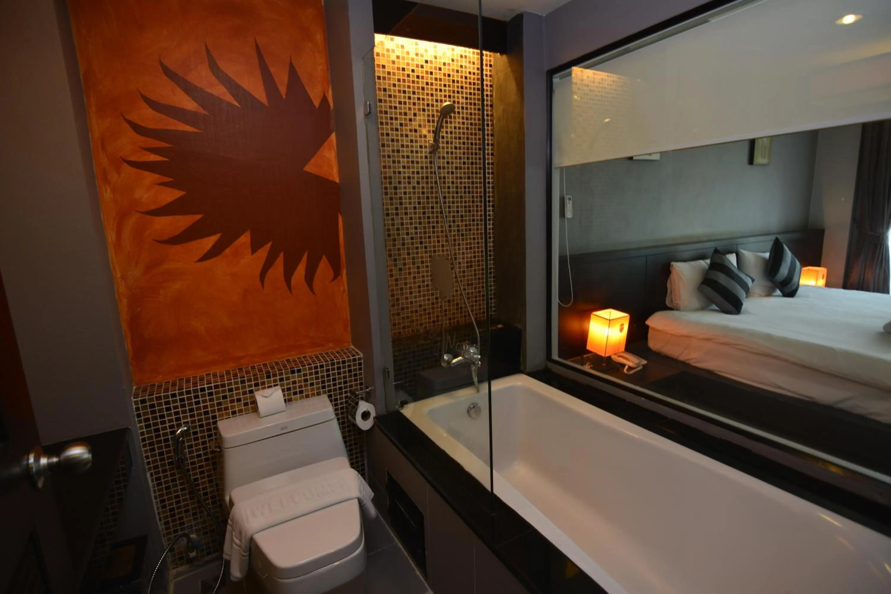 Toilet, Bed in Chaweng Noi Pool Villa