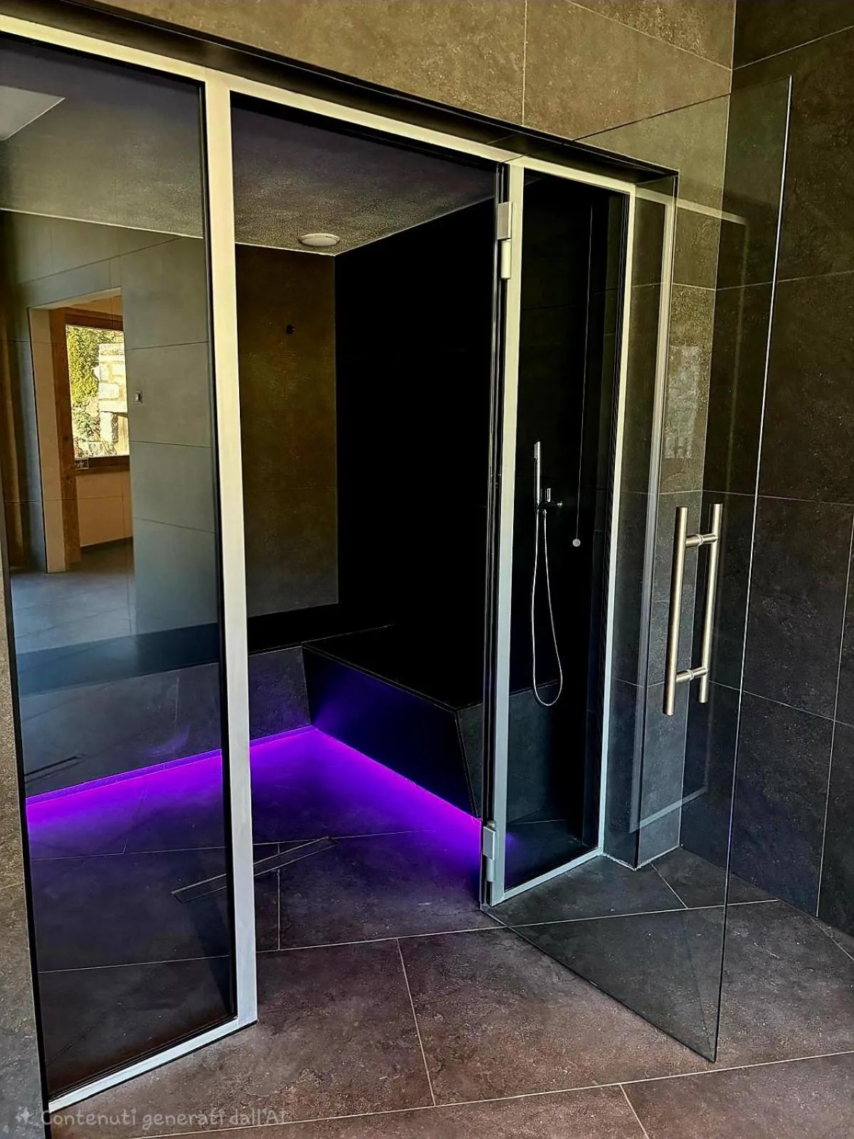 Steam room in Hotel Maso del Brenta