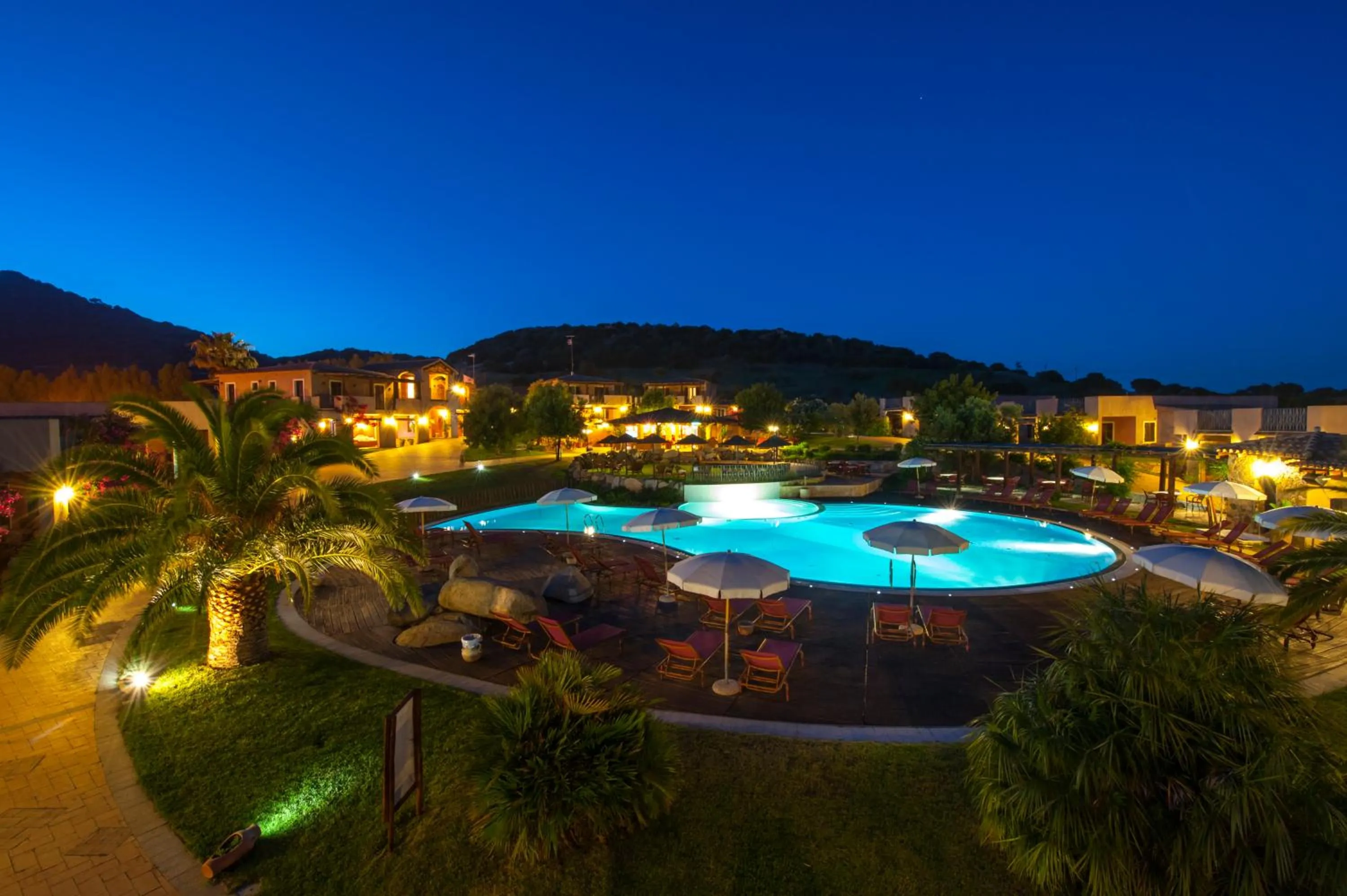 Bird's eye view in Residence S'incantu