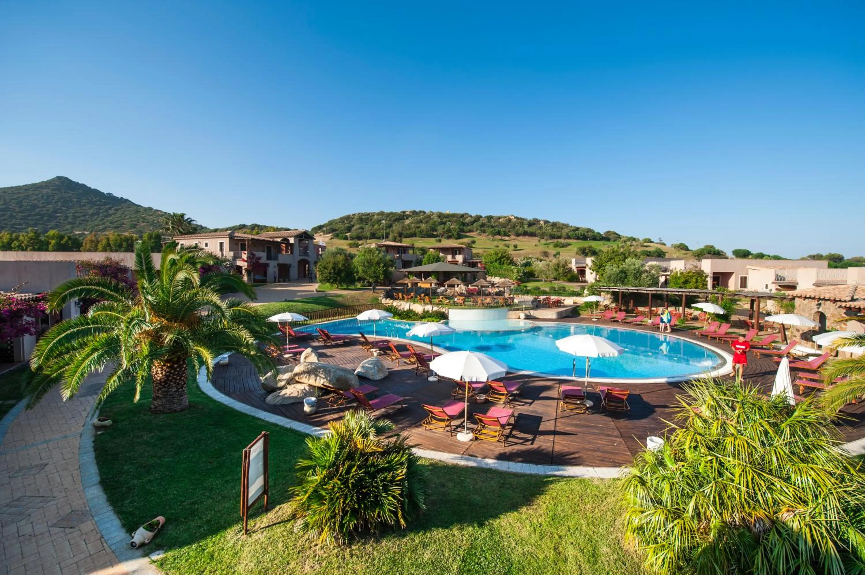 Bird's eye view in Residence S'incantu