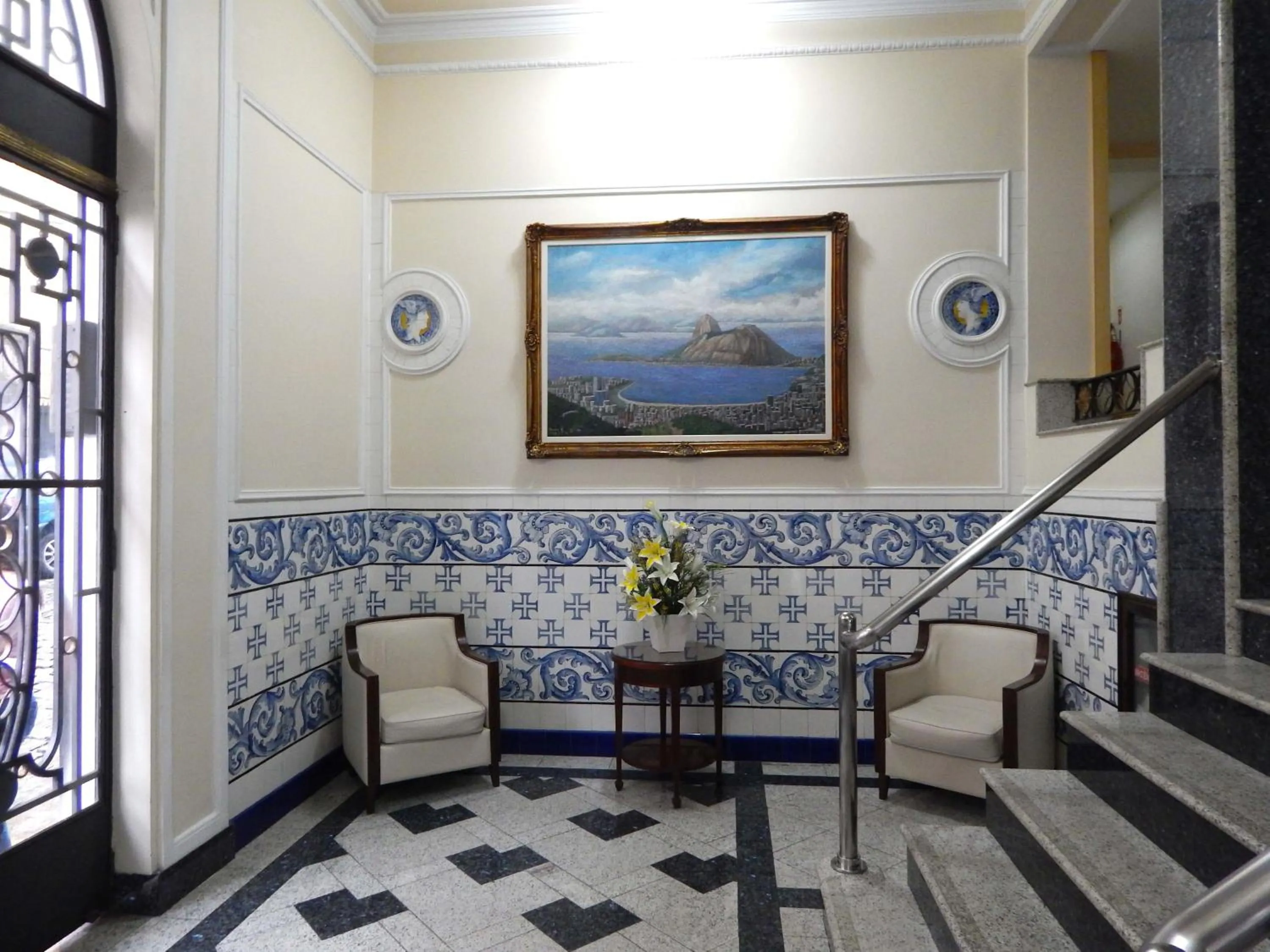 Decorative detail in Hotel Monte Alegre