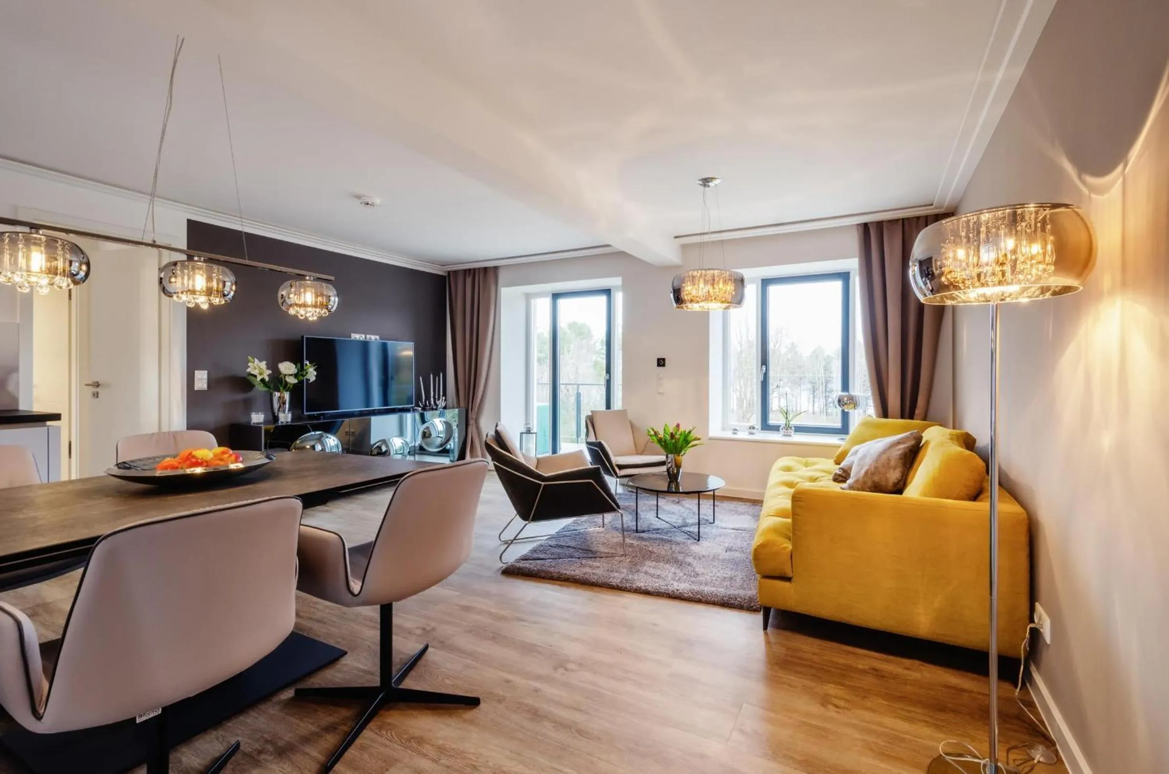Prora - Modernes Meerblick Apartment mit Balkon und E-Ladestation - Ambiente