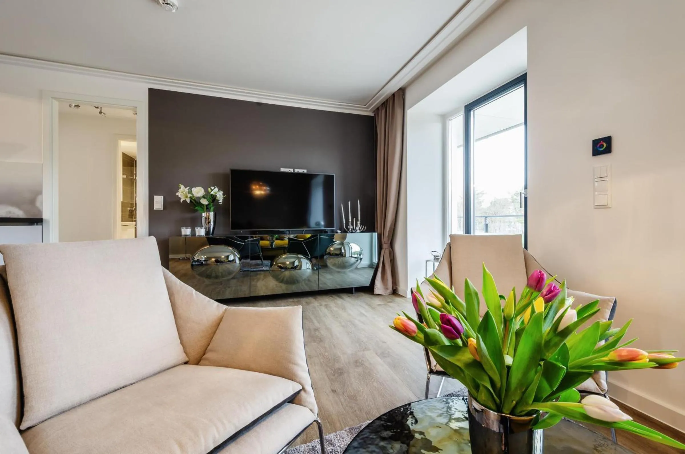 Prora - Modernes Meerblick Apartment mit Balkon und E-Ladestation - Ambiente