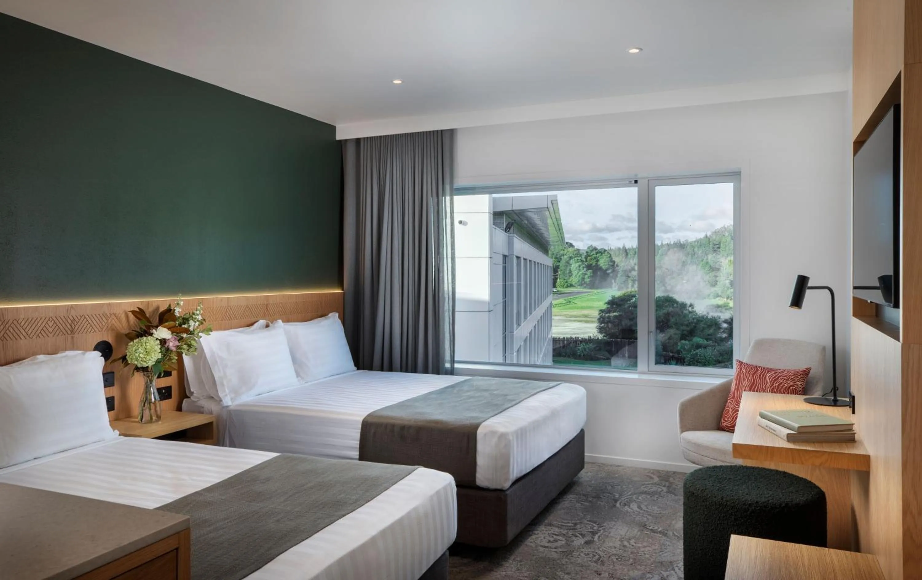 Bed in Rydges Rotorua