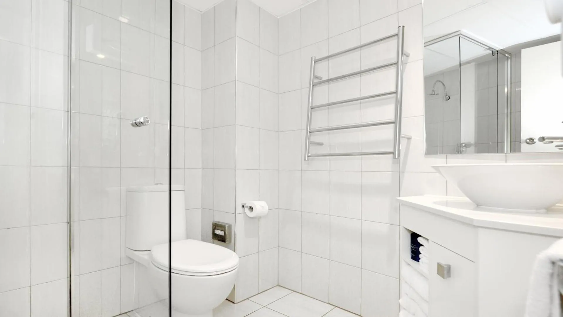 Bathroom in Atlantic Tower Motor Inn