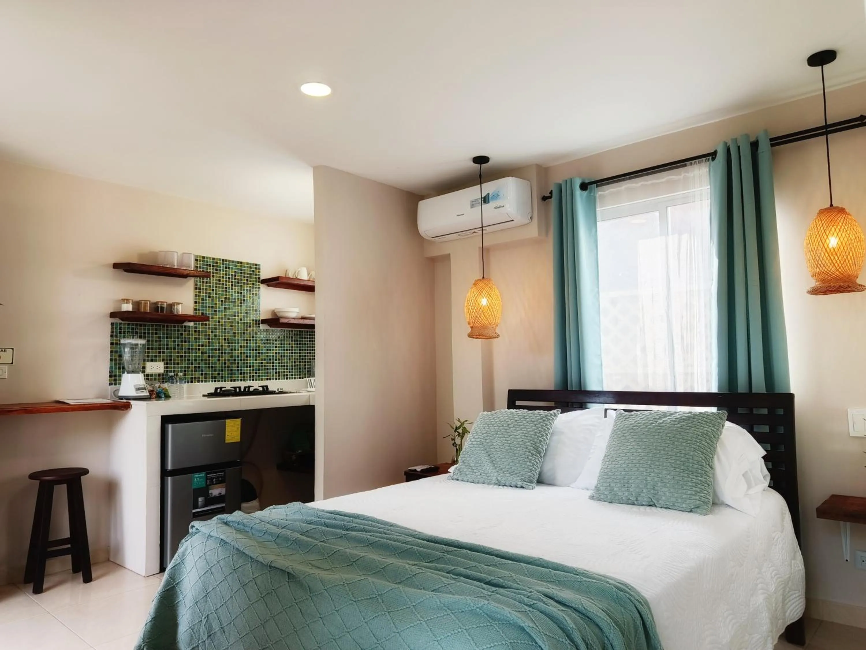 Bed in Cabañas Green Yard