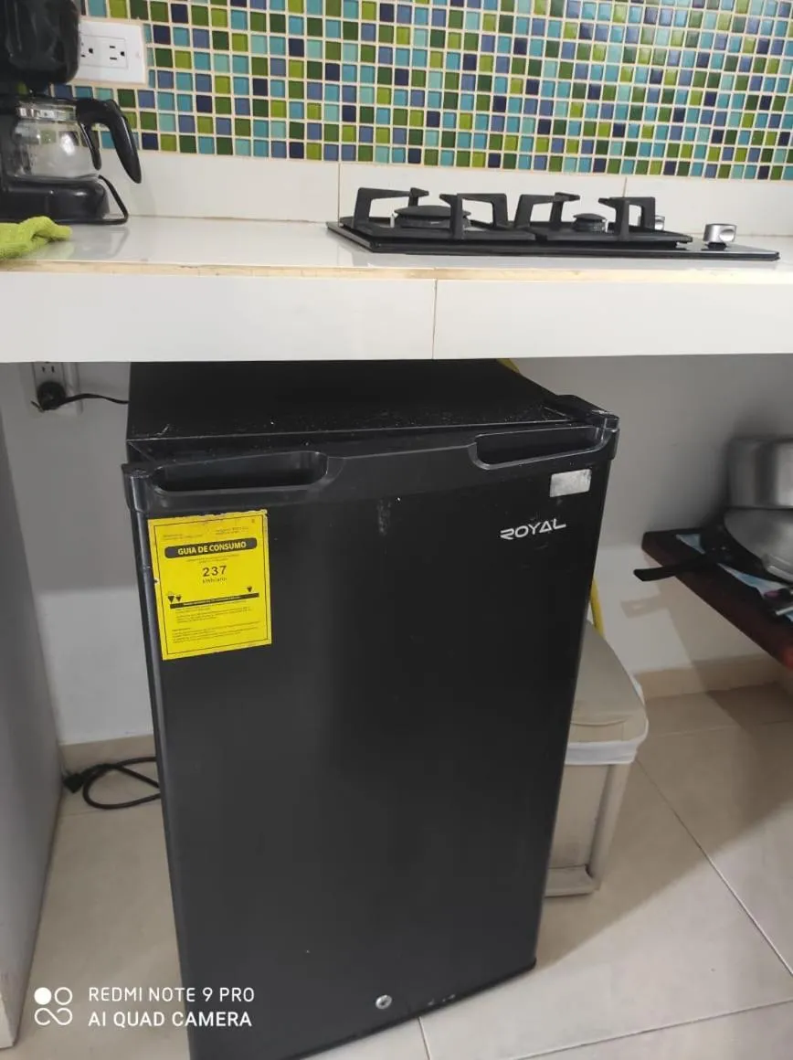 kitchen in Cabañas Green Yard