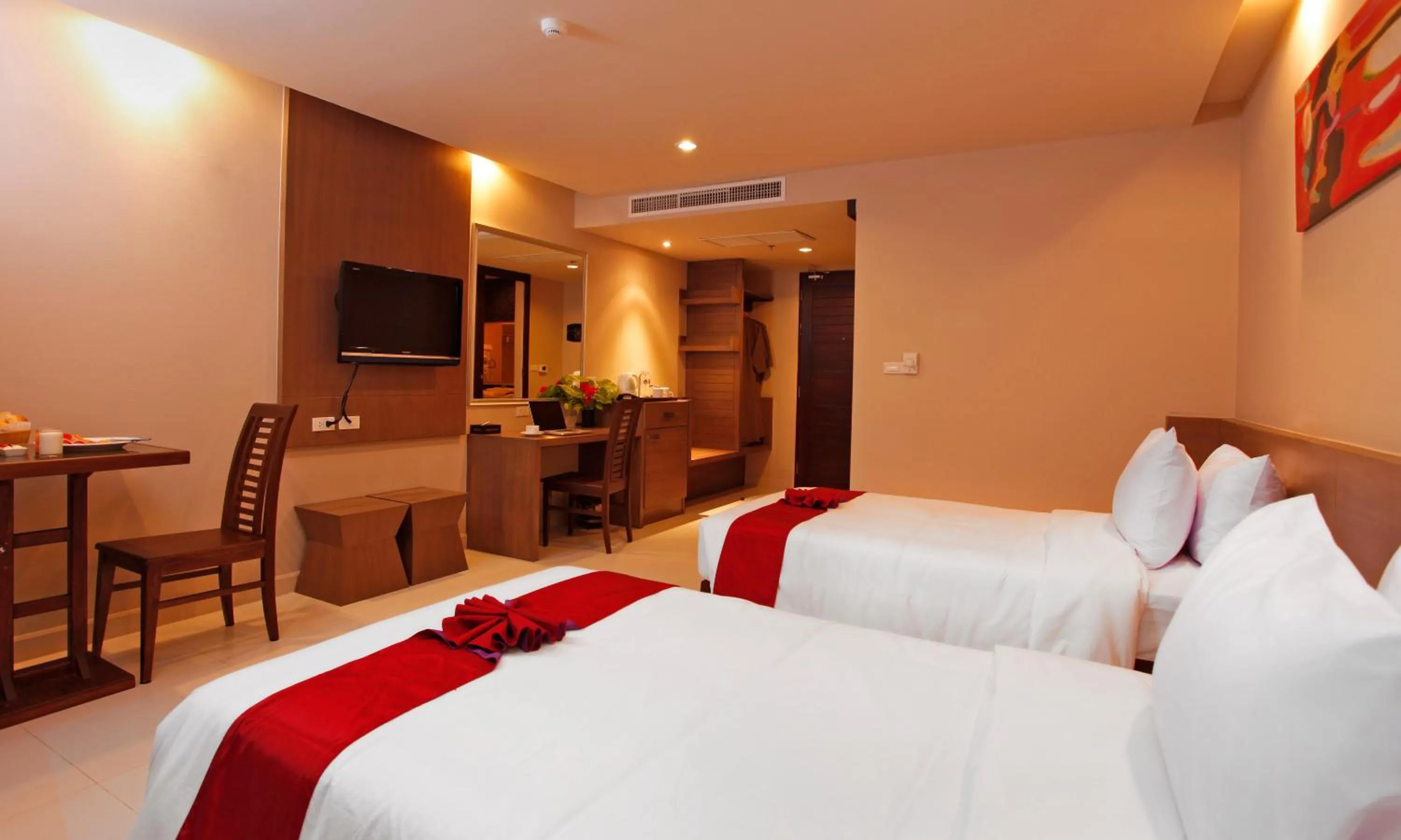 Bed in Pattaya Loft