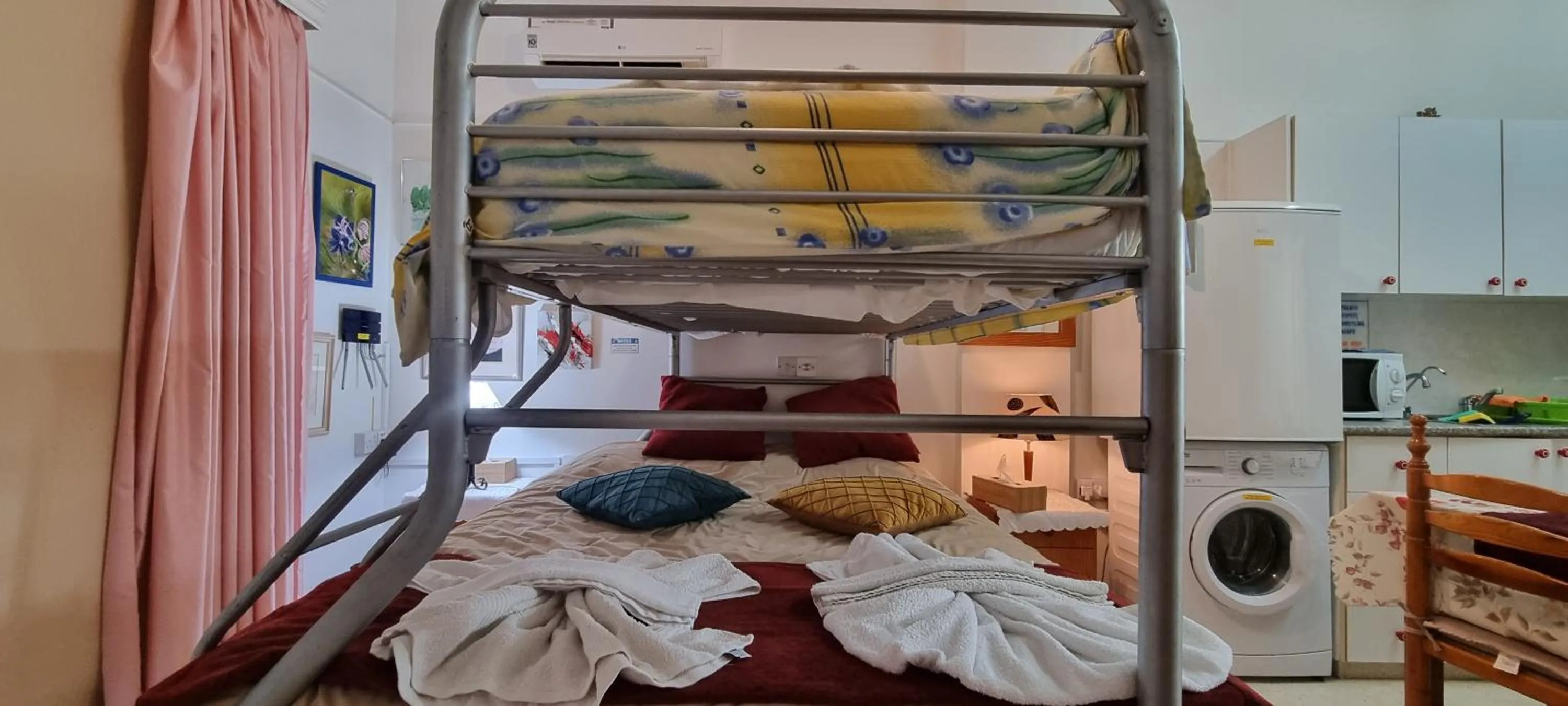 Bed in Astrofegia Apartments Near The Sea